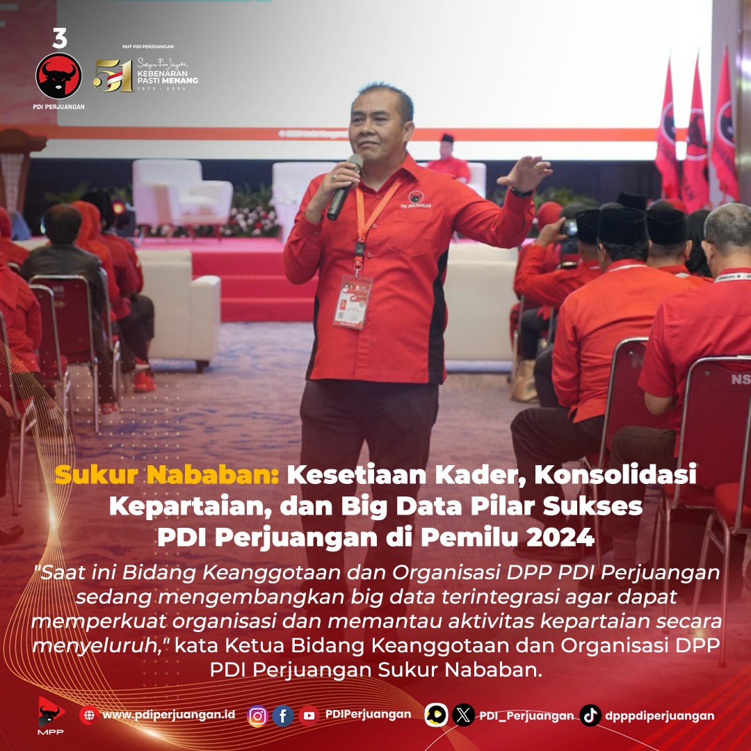 PDI Perjuangan Kembangkan Big Data untuk Sukses Pemilu 2024