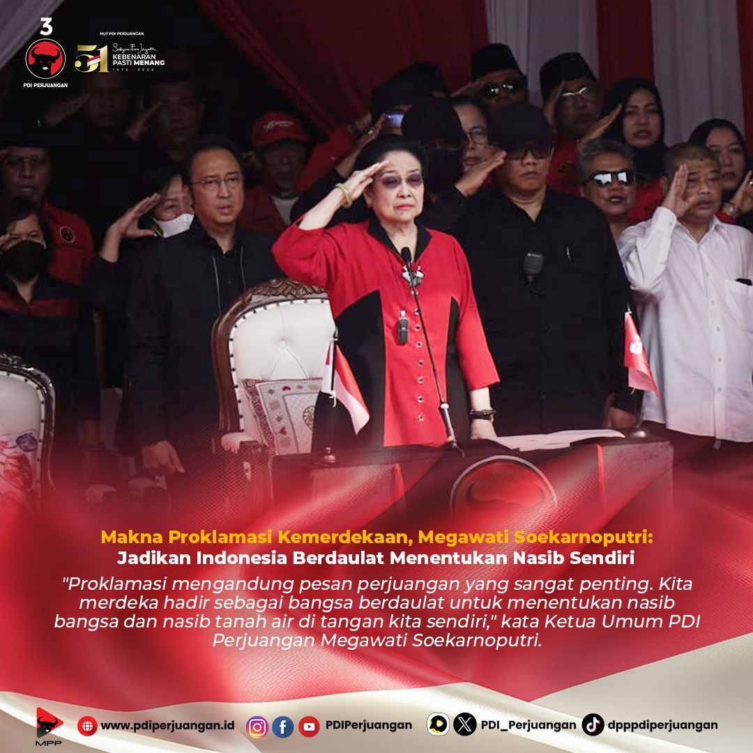 Makna Proklamasi Kemerdekaan Menurut Megawati Soekarnoputri
