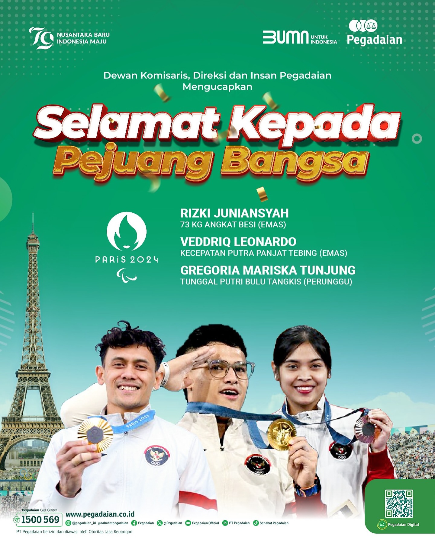 Olimpiade Paris 2024: Dukungan untuk Atlet Indonesia