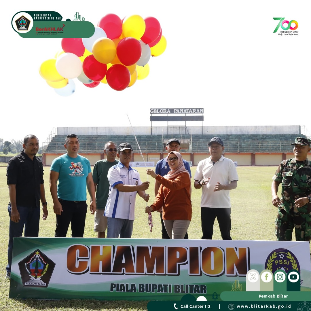 Kejuaraan Sepak Bola U-12 Piala Bupati Digelar di Blitar