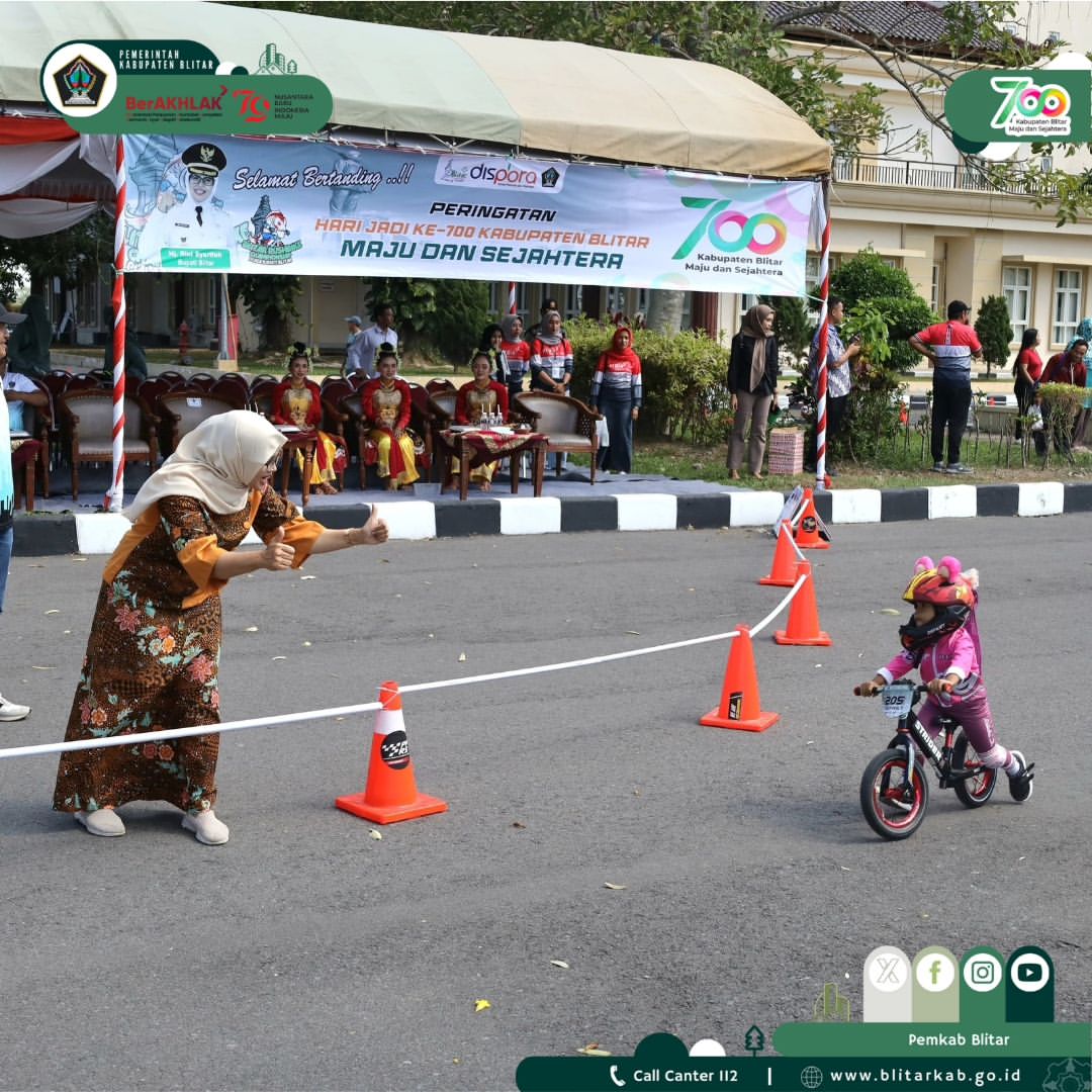 Event Push Bike Championship Bupati Cup 2024 Di Blitar