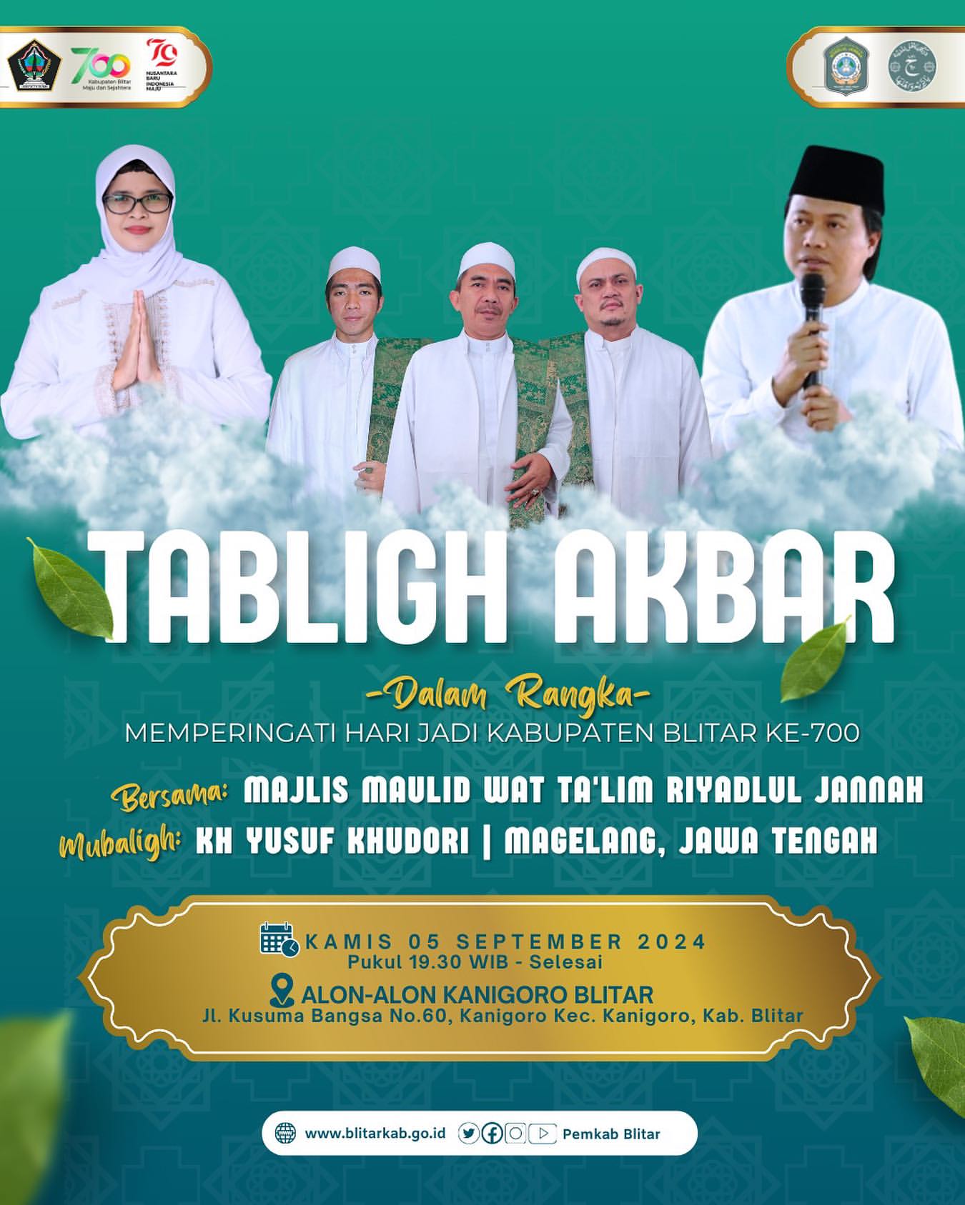 Pemerintah Kabupaten Blitar Selenggarakan Tabligh Akbar untuk Memperingati Hari Jadi ke-700
