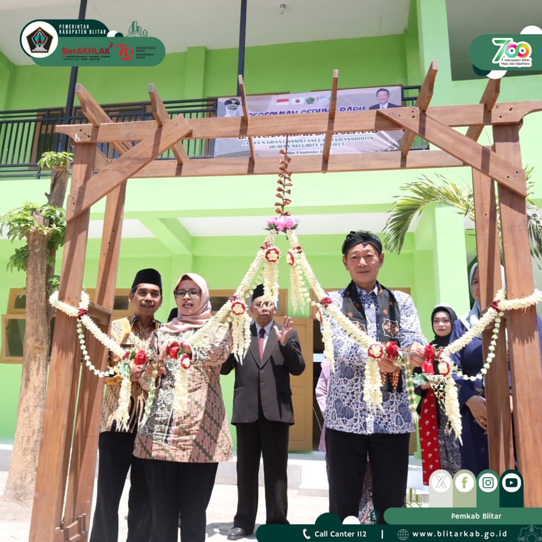 Peresmian Gedung Baru MTs Darussalam Kademangan di Blitar