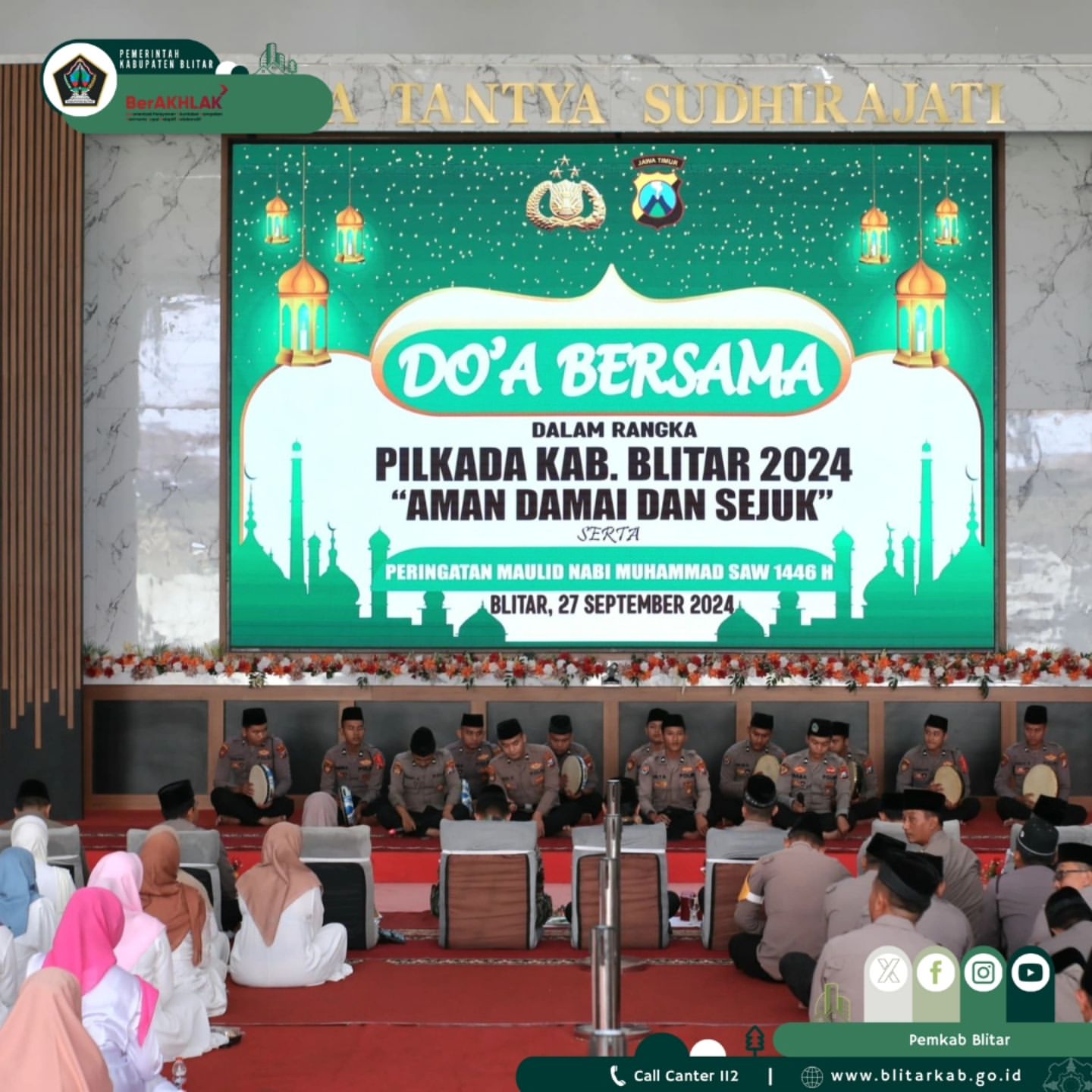 Doa Bersama Menyambut Pilkada Damai di Blitar