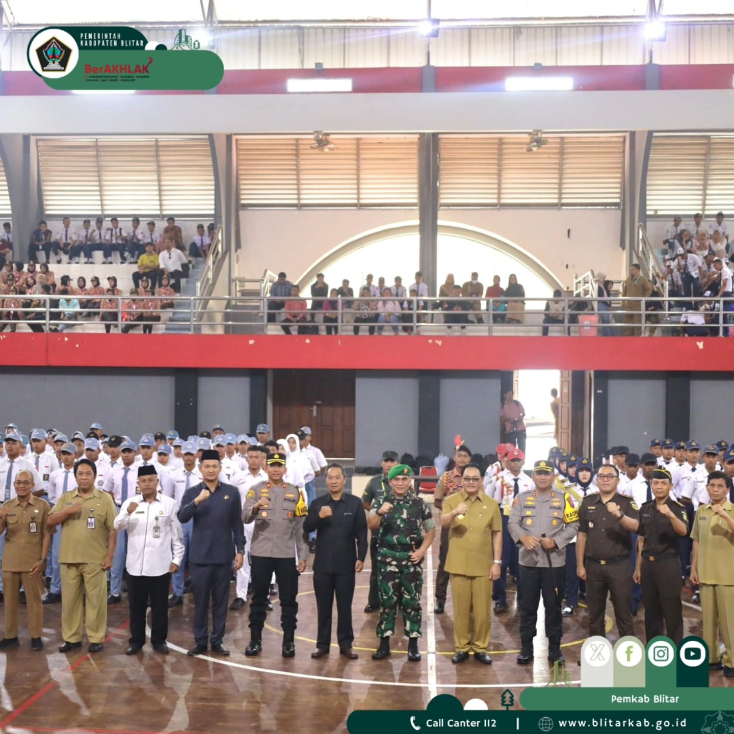 Lomba Peraturan Baris Berbaris Piala Panglima TNI Digelar di Blitar