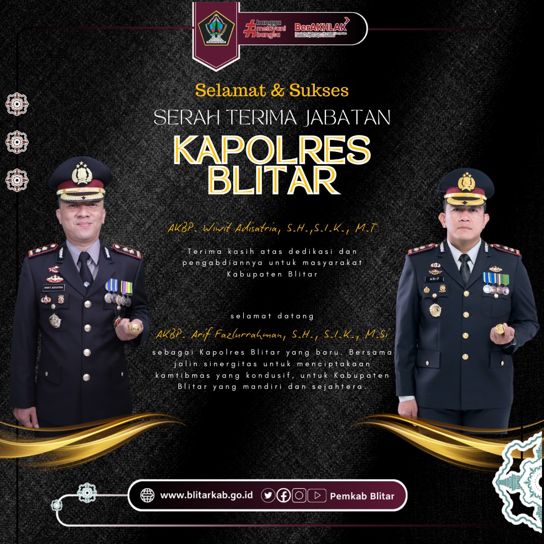 Perubahan Kepemimpinan di Polres Blitar