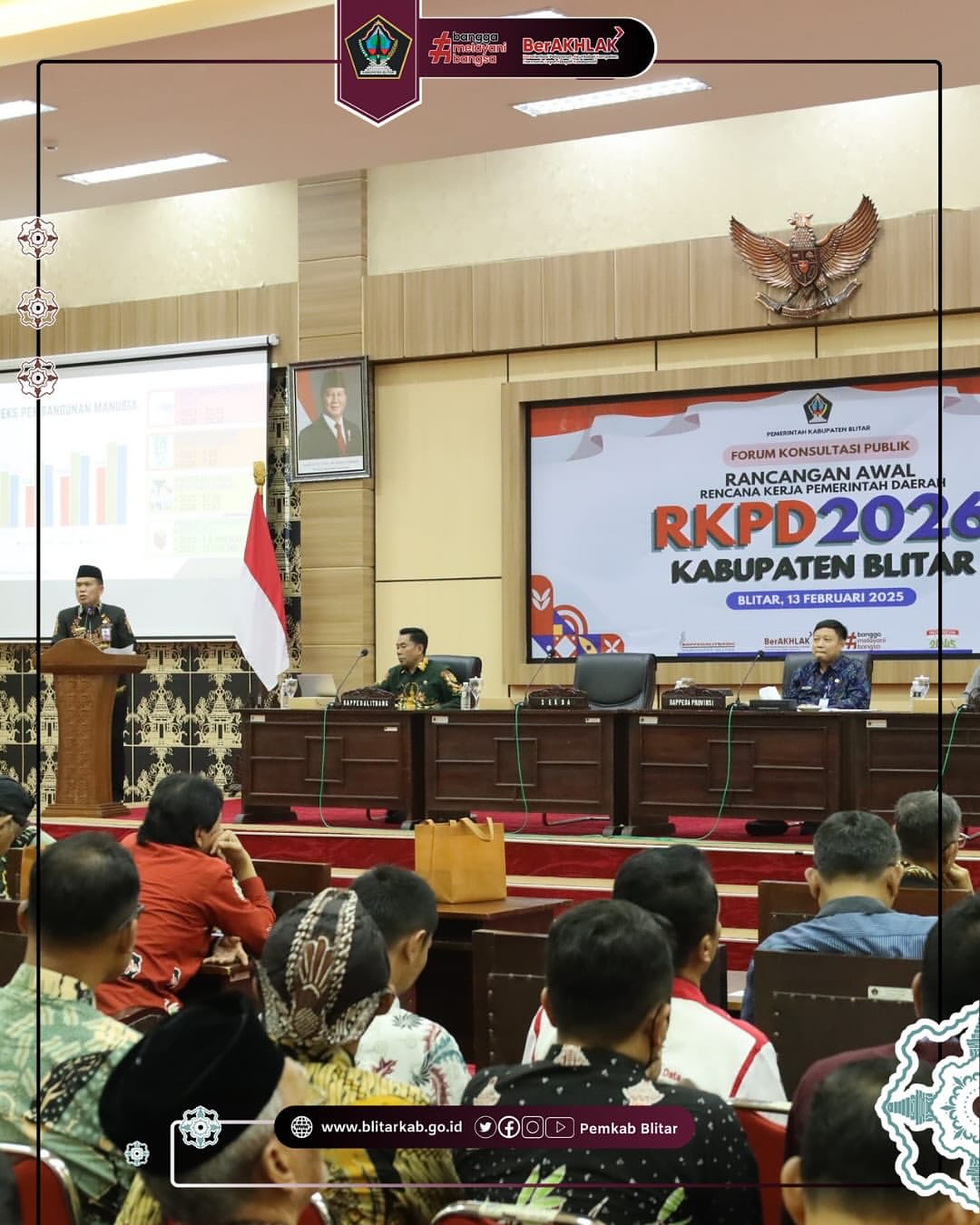 Forum Konsultasi Publik Rencana Kerja Pemerintah Daerah Blitar 2026