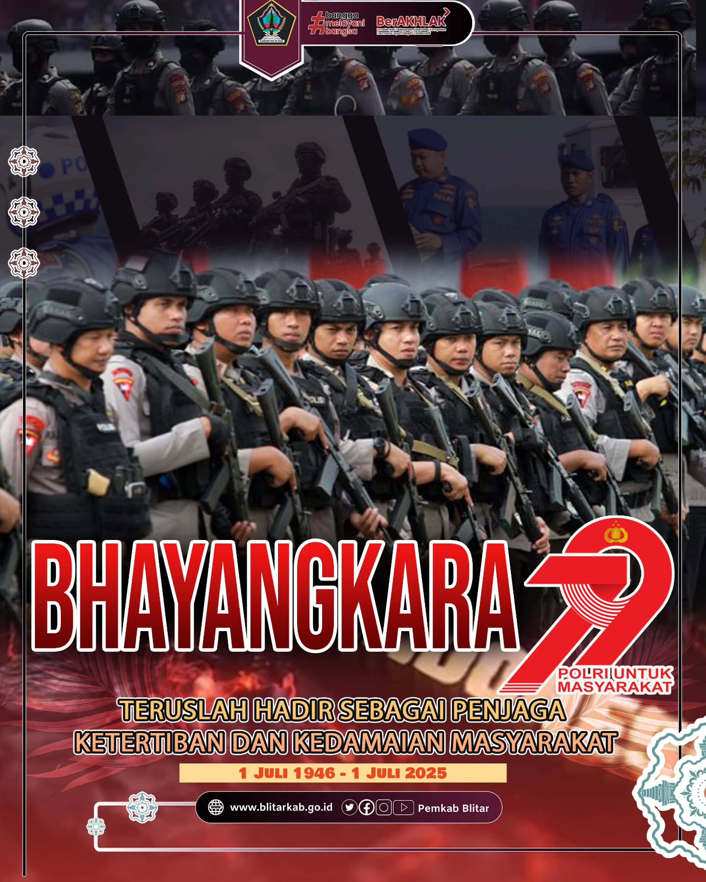 Dirgahayu Bhayangkara ke-79: Polri Berkomitmen untuk Menjadi Pelindung Masyarakat