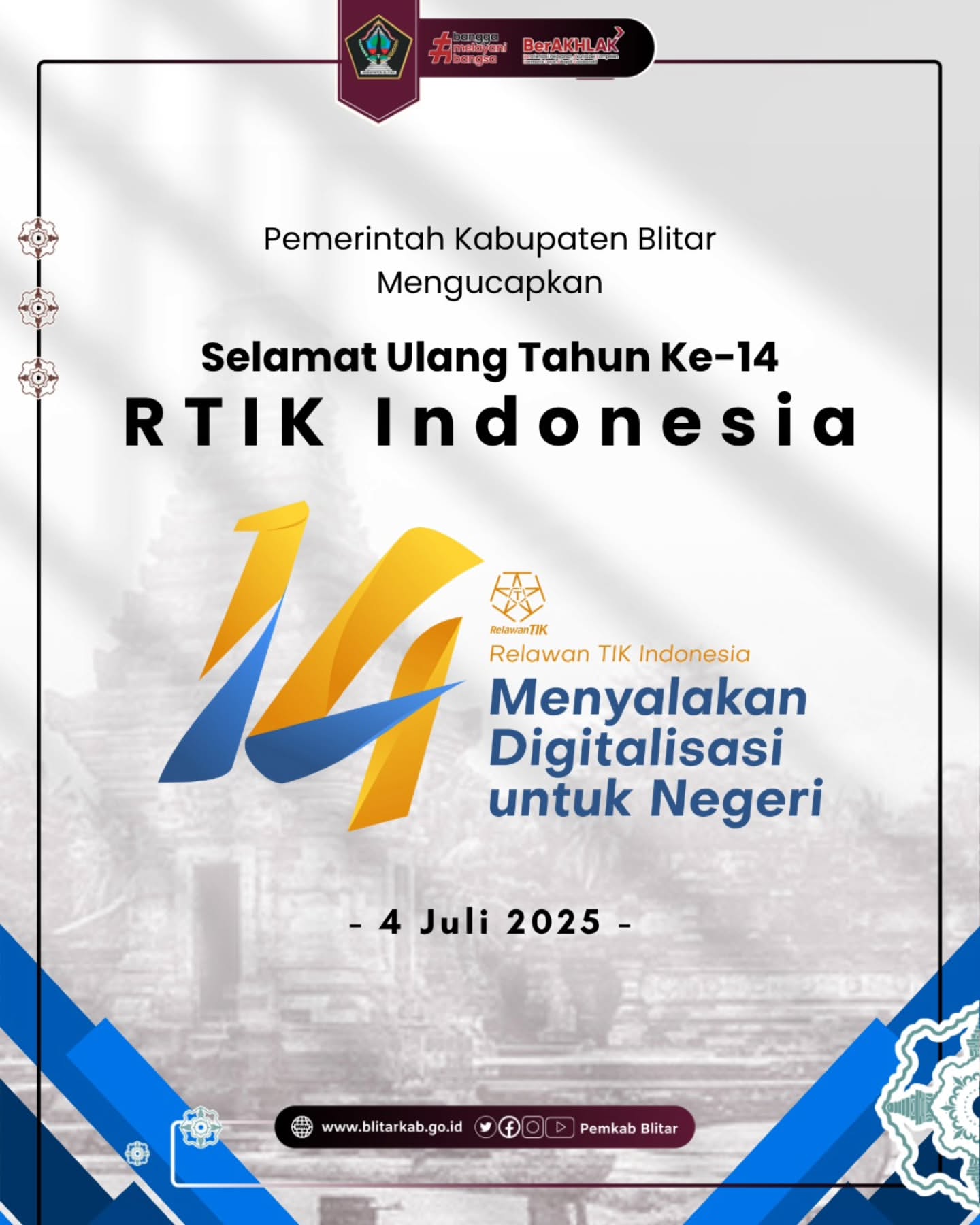 Selamat Ulang Tahun Relawan Teknologi Informasi dan Komunikasi