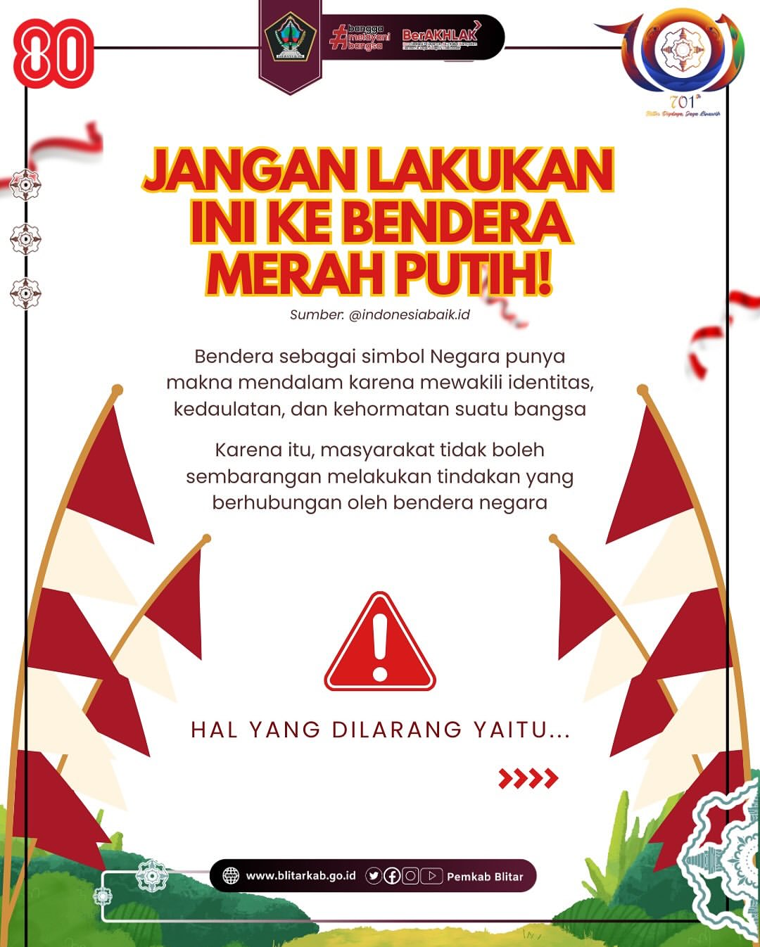 Pentingnya Menghormati Bendera Merah Putih di Indonesia