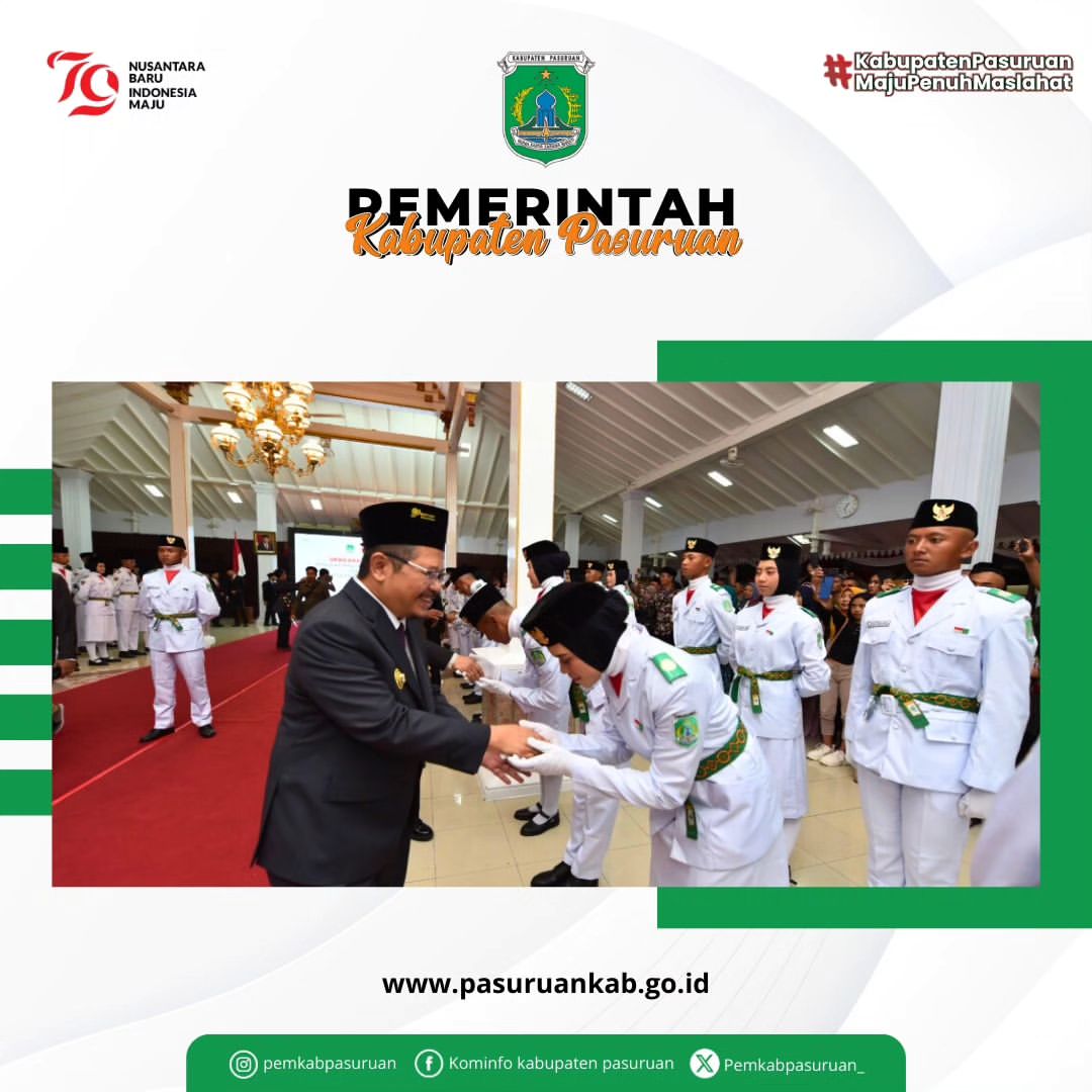 Rizki Amalia Resmi Menjadi Anggota Paskibraka Kabupaten Pasuruan 2024
