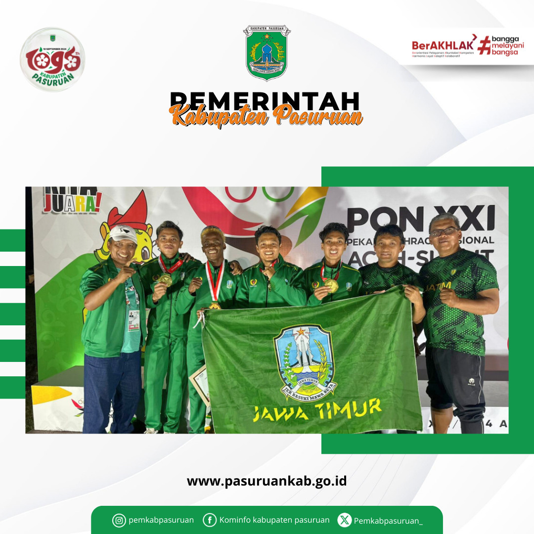 Dua Atlet Pasuruan Raih Medali di PON XXI Aceh-Sumut 2024