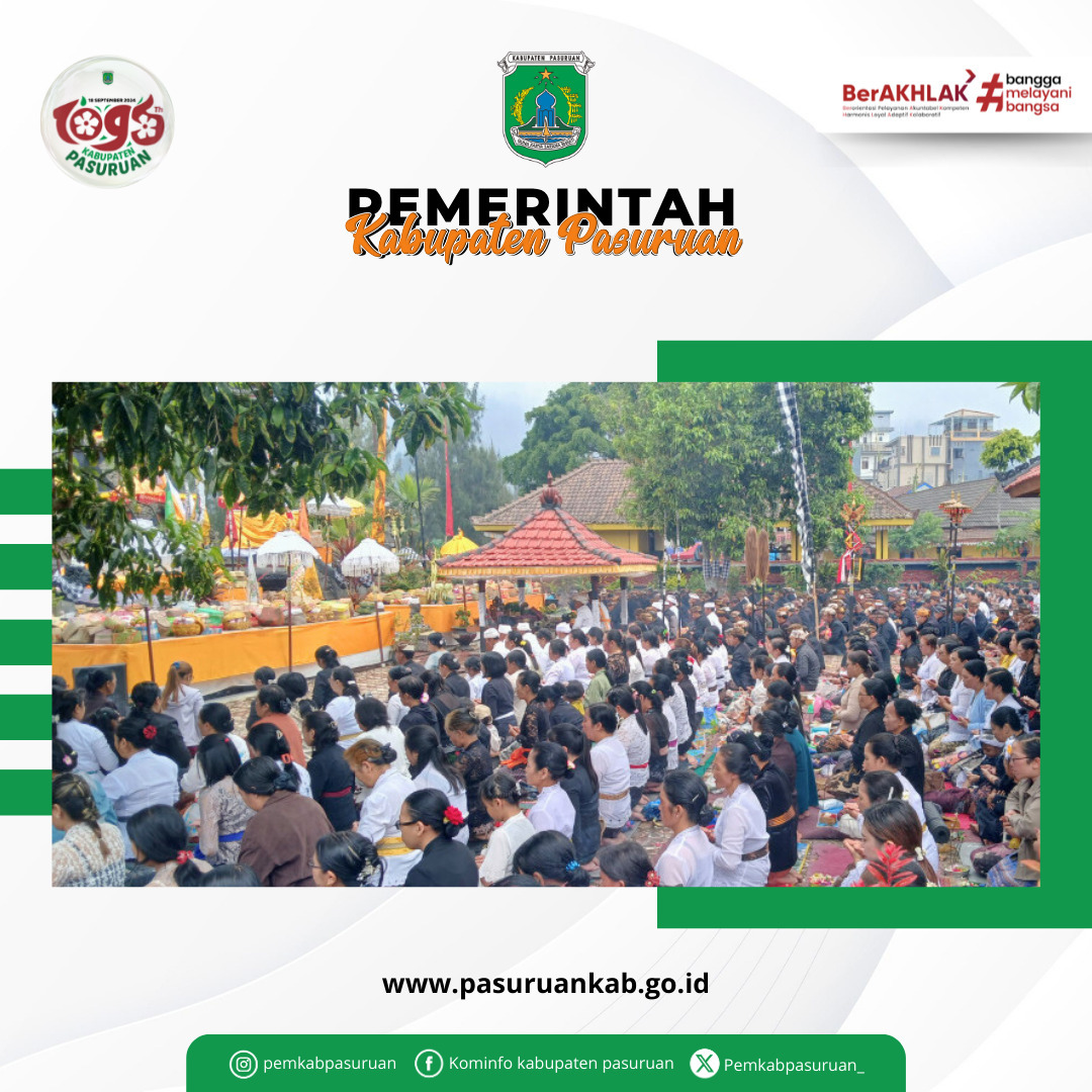 Ribuan Umat Hindu Rayakan Hari Suci Galungan di Desa Wonokitri