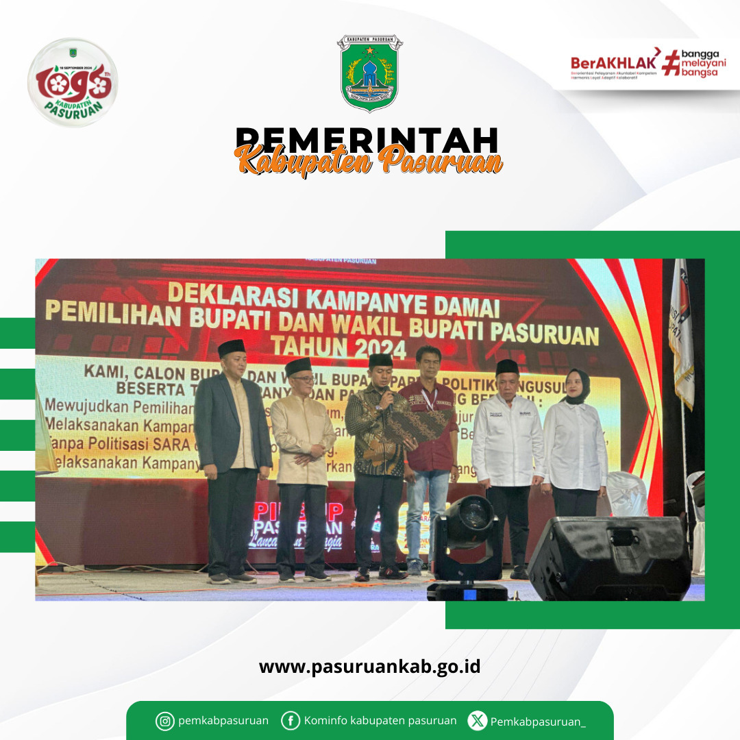 Kampanye Paslon Bupati dan Wakil Bupati Pasuruan Resmi Dimulai