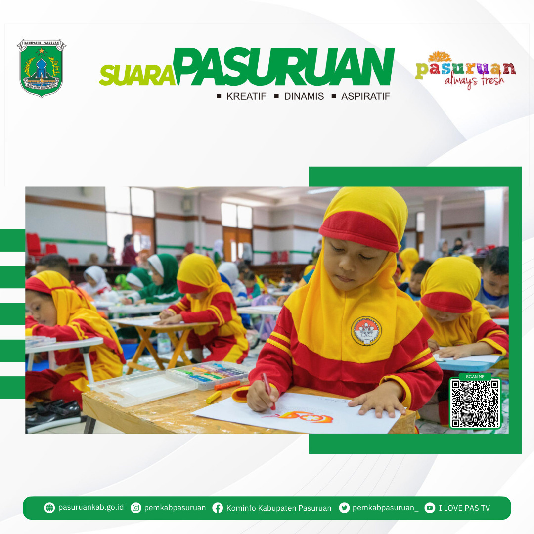 Lomba Mewarnai untuk Memperingati Hari Jadi Kabupaten Pasuruan ke-1095