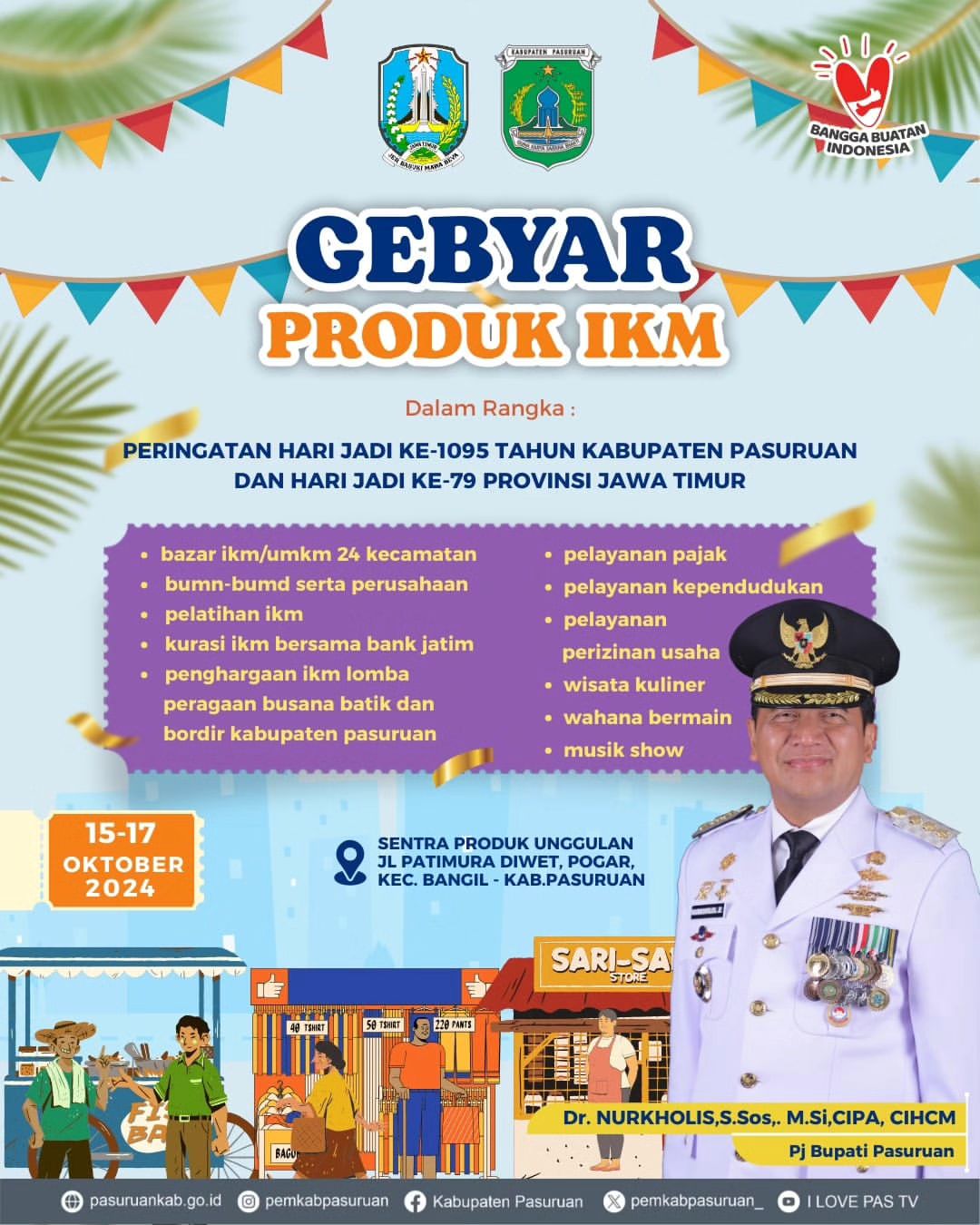 Meriahkan Gebyar Produk IKM di Hari Jadi Pasuruan dan Jawa Timur