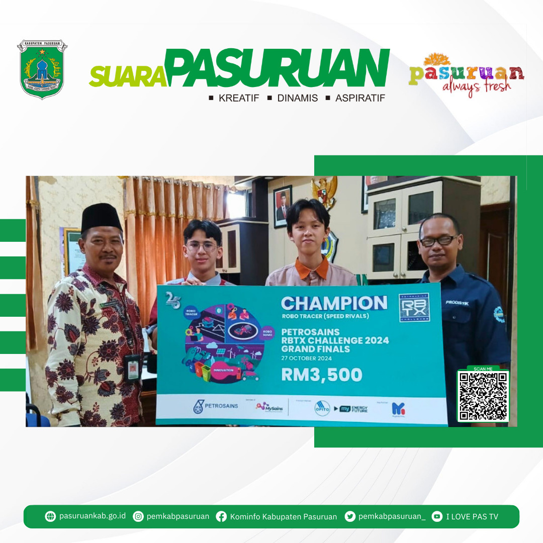 Dua Pelajar MAN 1 Pasuruan Menjadi Juara Dunia di Petrosains RBTX Challenge 2024