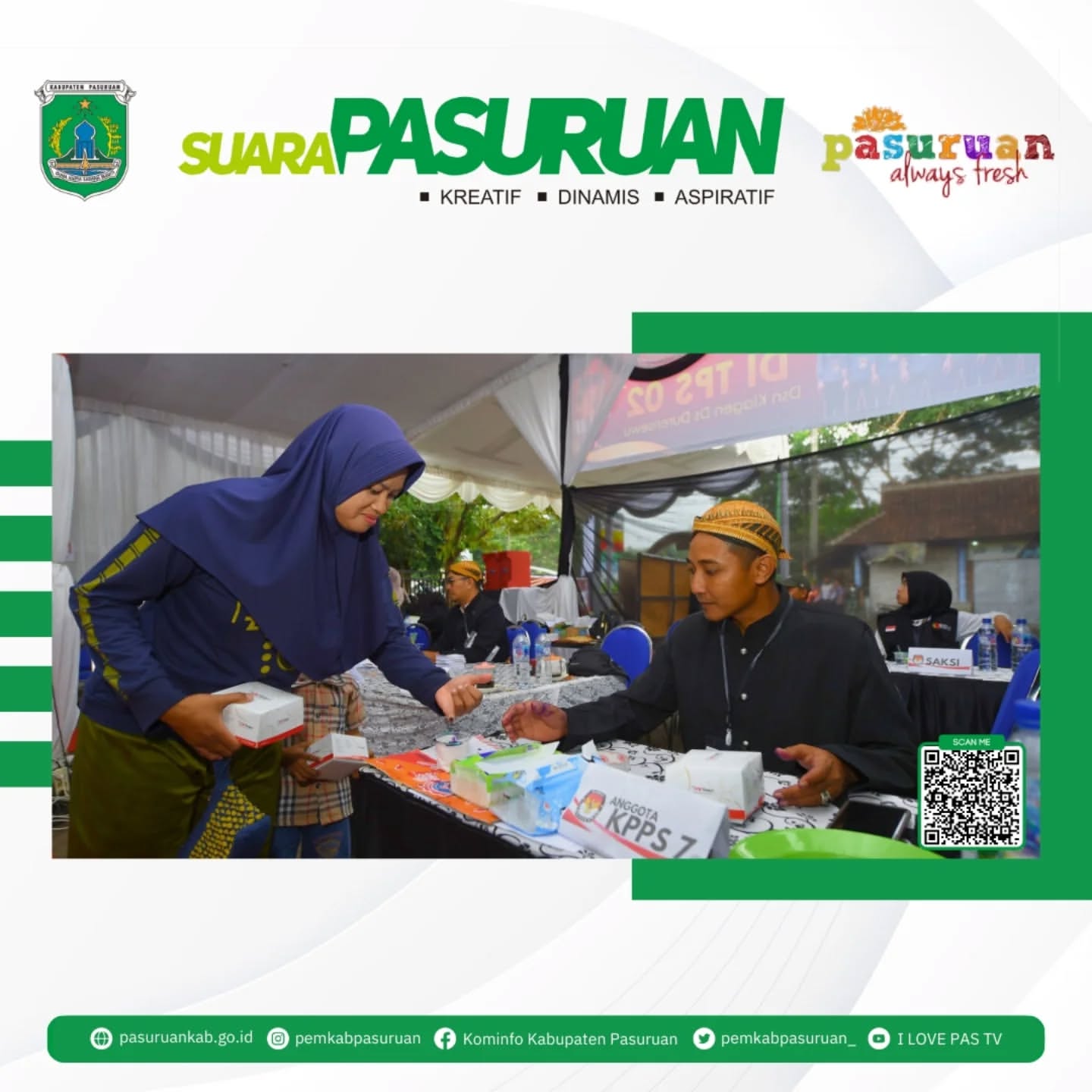 Tingkat Kehadiran Pemilih di Pilkada Pasuruan Tetap Tinggi Meski Tak Sesuai Target