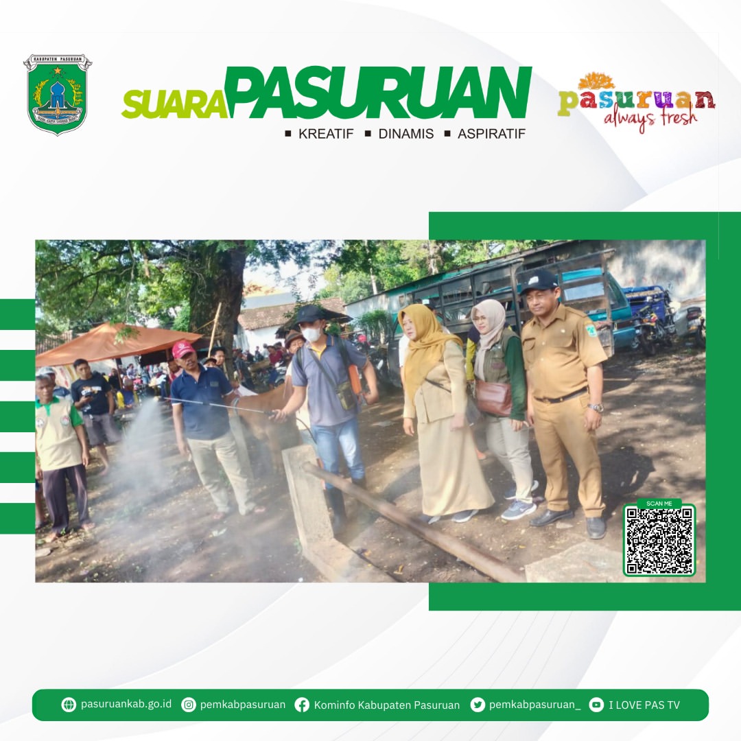 Pemerintah Pasuruan Lakukan Disinfeksi untuk Cegah Penyakit Mulut dan Kuku