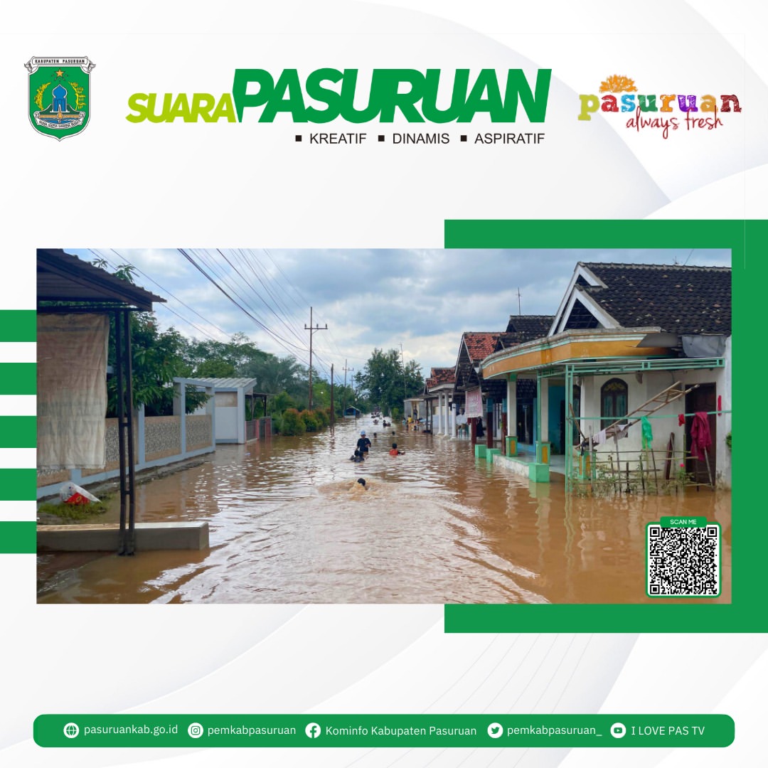 Banjir Melanda 8 Kecamatan di Kabupaten Pasuruan, Warga Terpaksa Dievakuasi