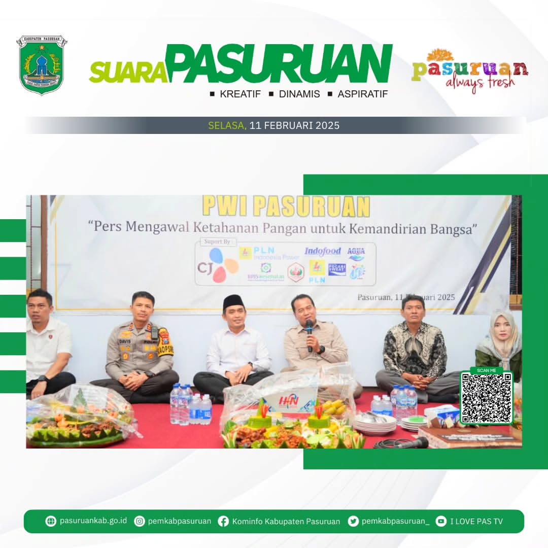 Peringatan Hari Pers Nasional, Pj. Bupati Pasuruan Serukan Peningkatan Kualitas Jurnalistik