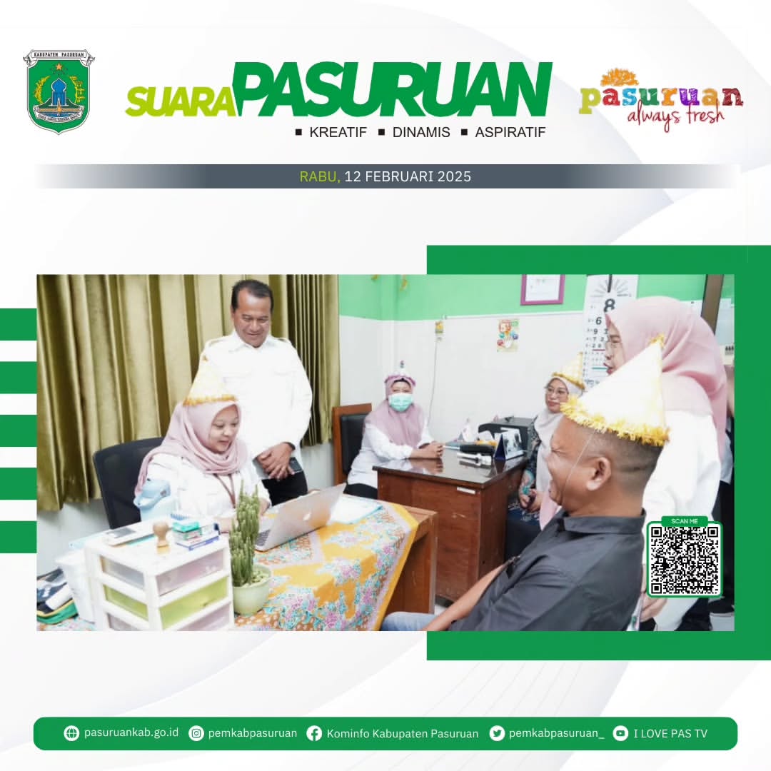 Pelaksanaan Pemeriksaan Kesehatan Gratis di Puskesmas Winongan, Pasuruan