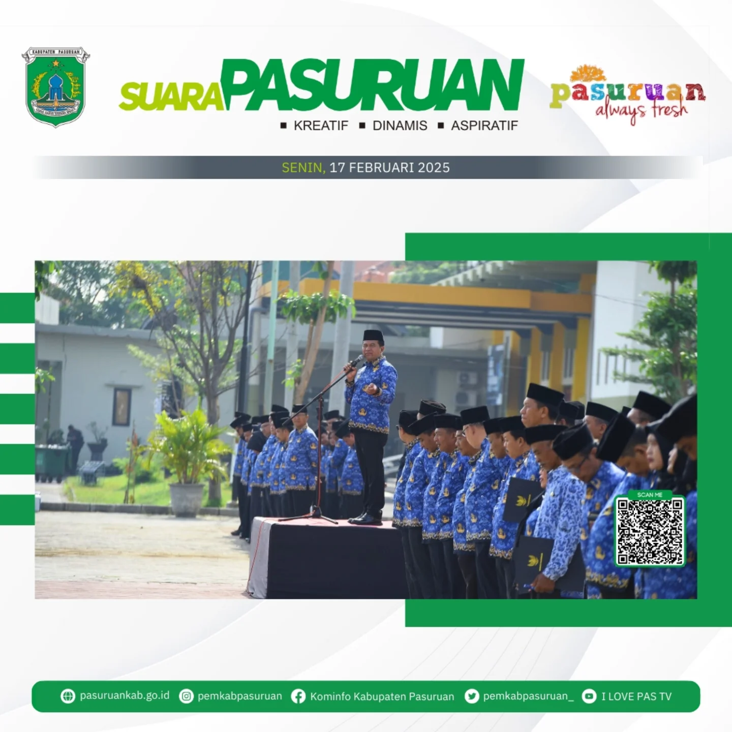Pj Bupati Pasuruan Nurkholis Pamitan Setelah Memimpin Selama 4 Bulan