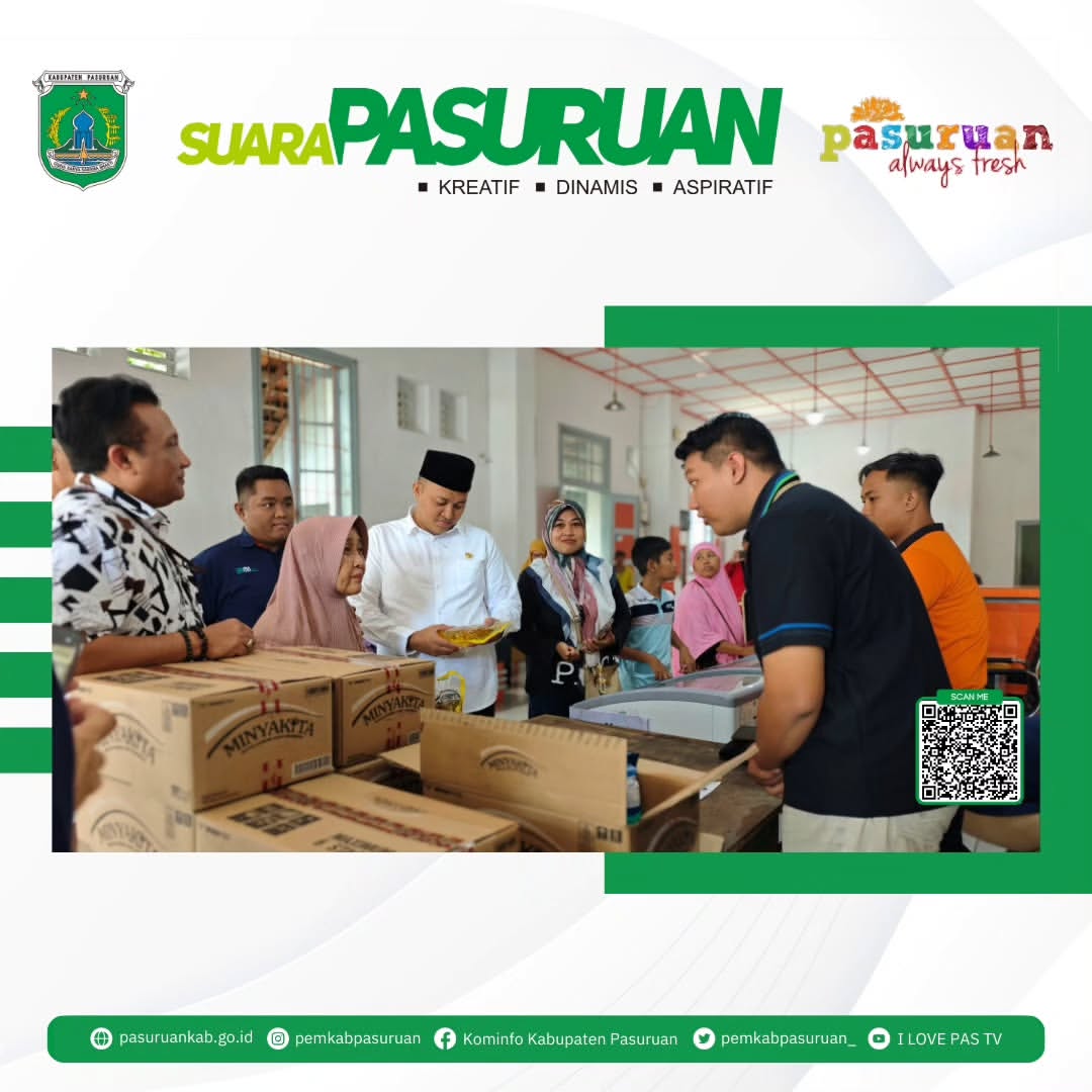 Operasi Pasar Pangan Murah di Pasuruan Menjelang Idul Fitri