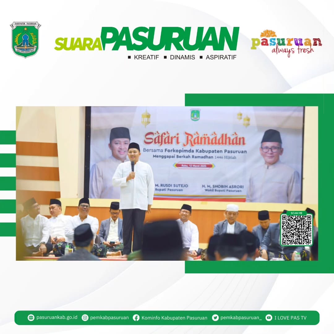Bupati Pasuruan Gelar Safari Ramadan Bersama Ulama