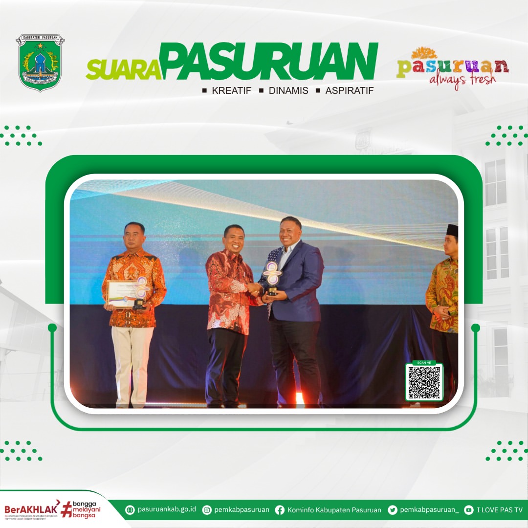 Pemerintah Kabupaten Pasuruan Raih Tiga Penghargaan Radar Bromo Award 2025