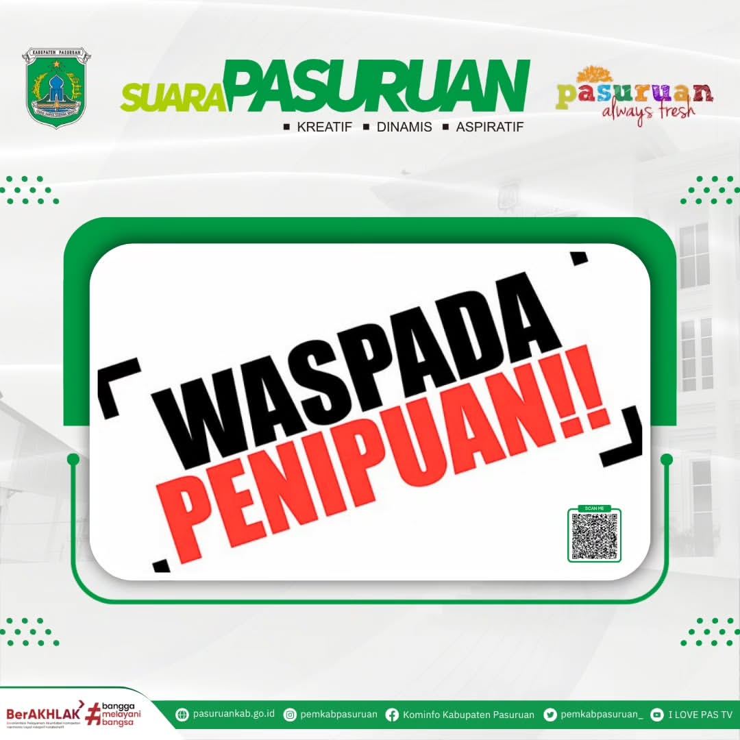Aksi Penipuan Mencatut Nama Pejabat Pemkab Pasuruan Kembali Marak