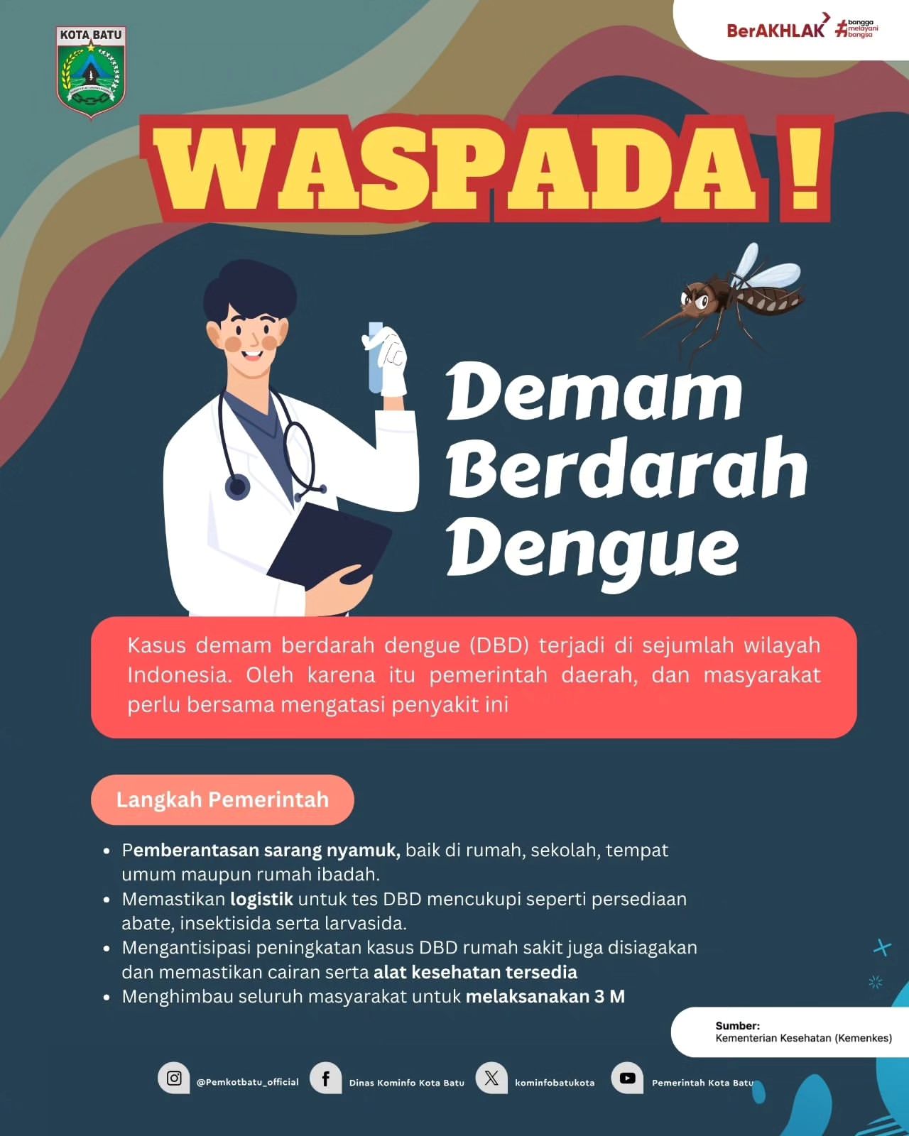 Waspada! Kasus Demam Berdarah Dengue Meningkat di Kota Batu