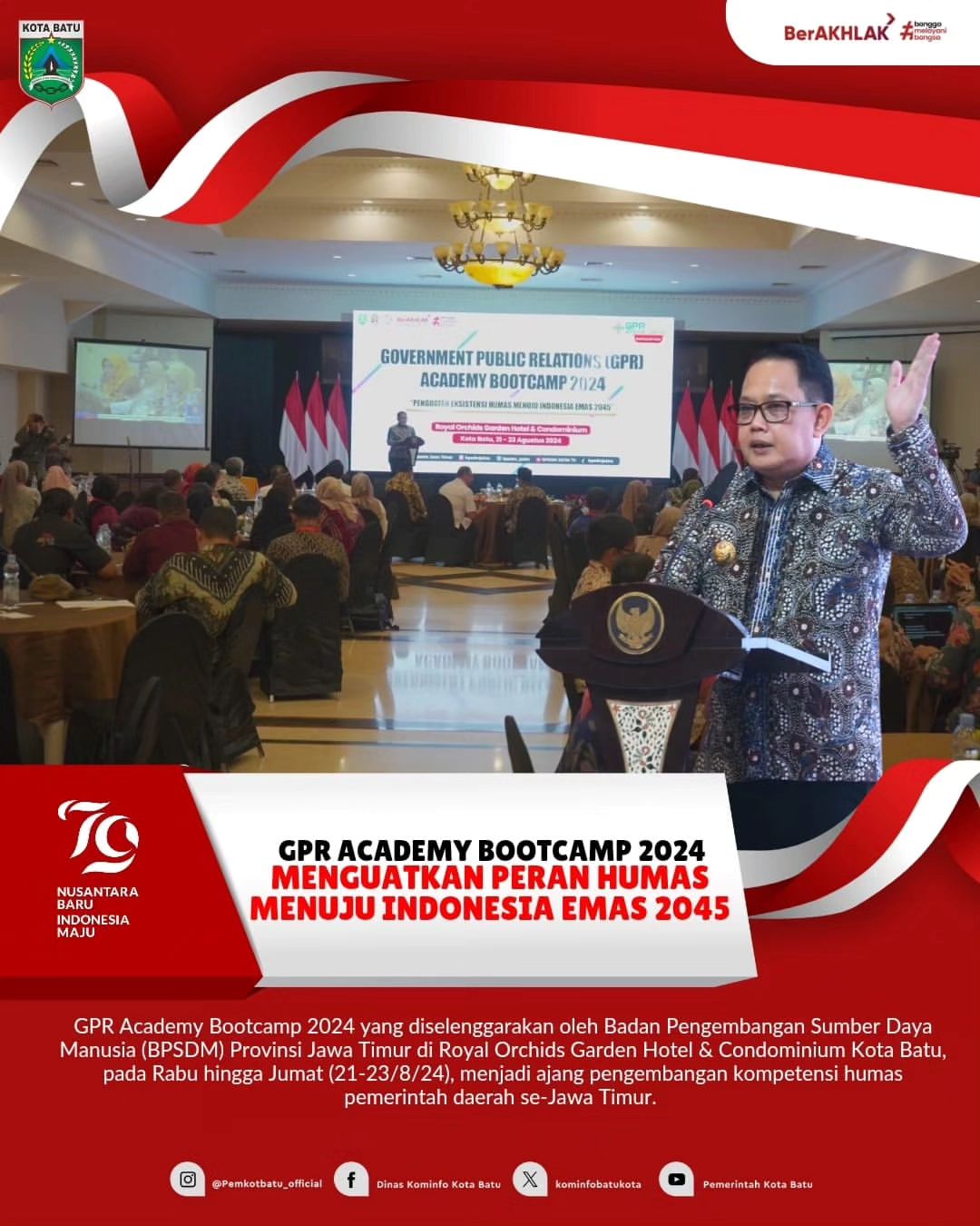 GPR Academy Bootcamp 2024: Meningkatkan Peran Humas untuk Indonesia Emas 2045
