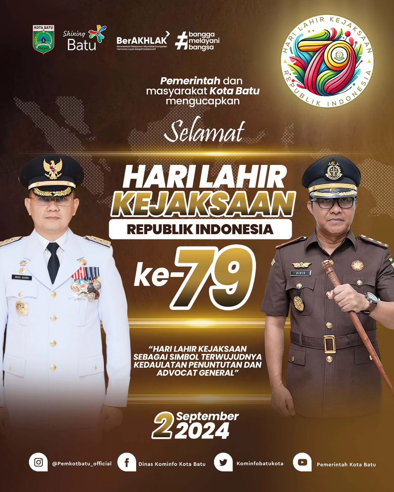 Perayaan Hari Lahir Kejaksaan Republik Indonesia ke-79