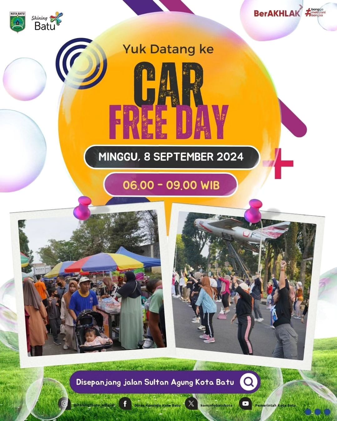 Car Free Day Kota Batu 2024: Seru dan Sehat!
