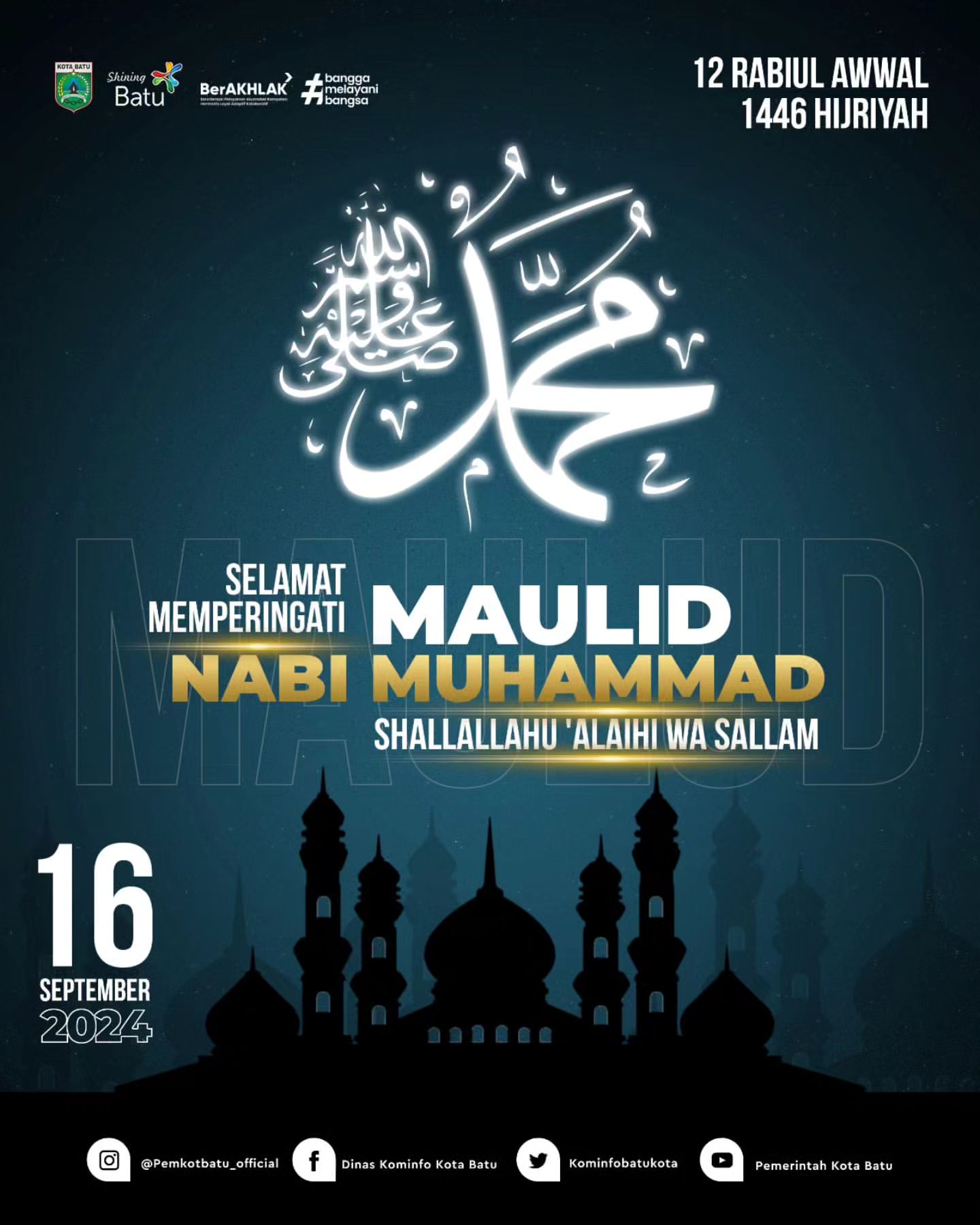 Selamat Memperingati Maulid Nabi Muhammad SAW