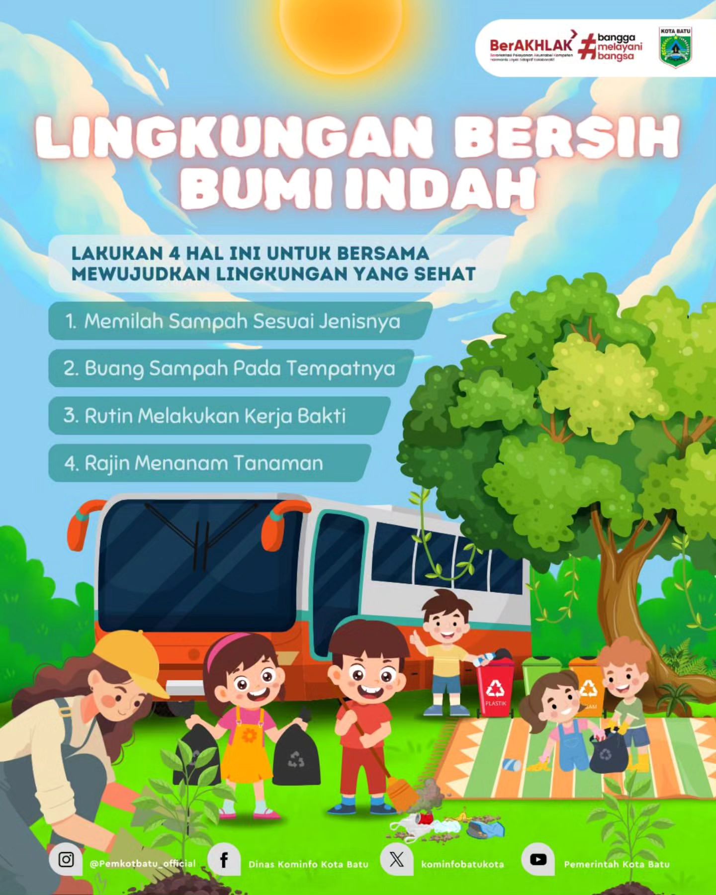 Empat Langkah Menjaga Kebersihan dan Kesehatan Lingkungan