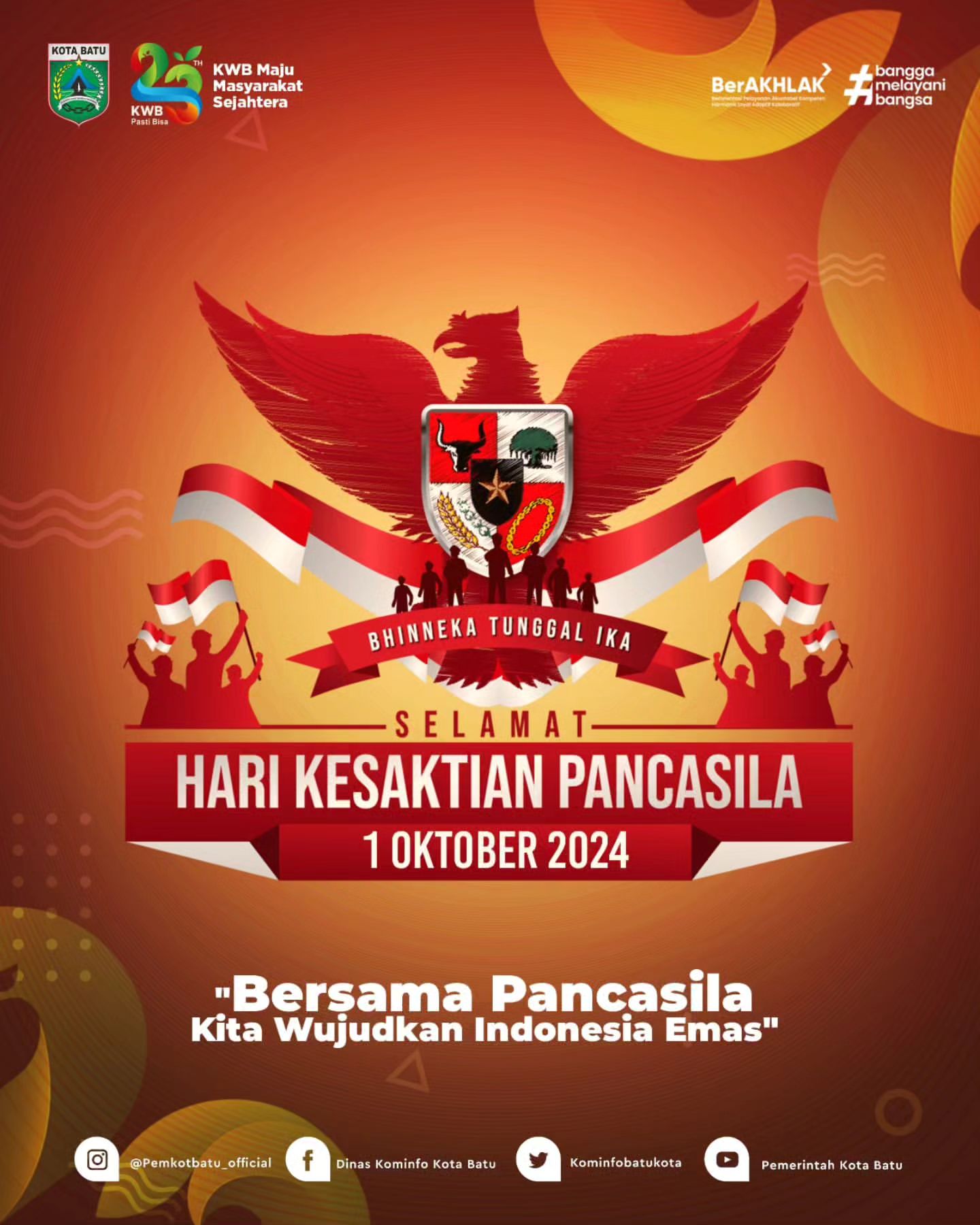 Perayaan Hari Kesaktian Pancasila 1 Oktober 2024