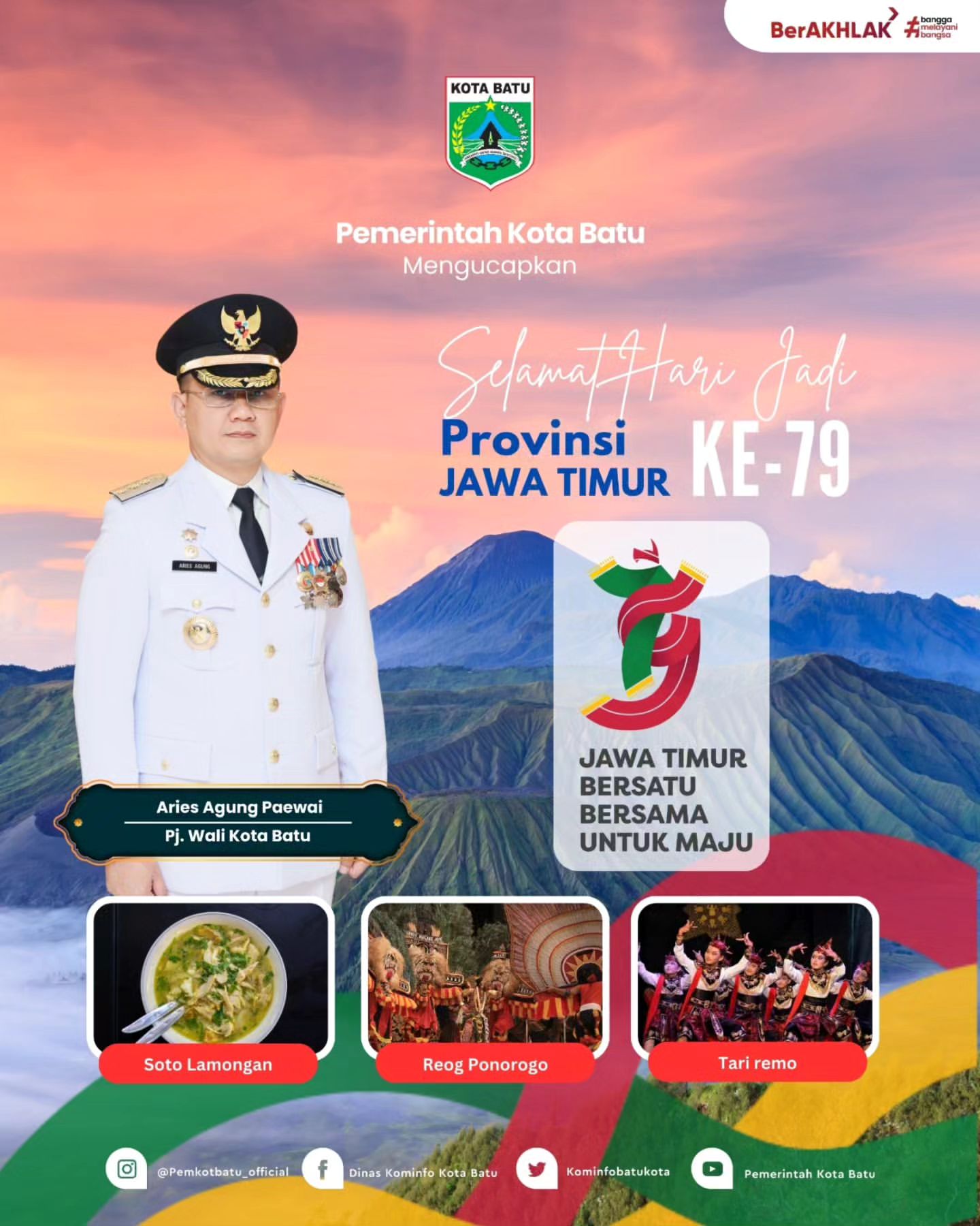 Selamat Hari Jadi Provinsi Jawa Timur ke-79!