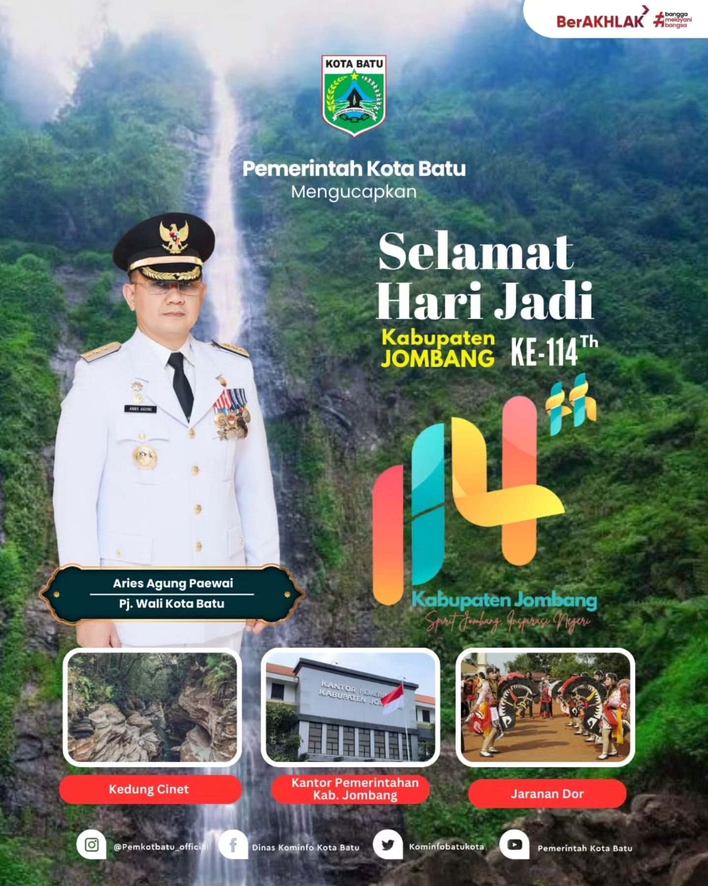Selamat Hari Jadi Kabupaten Jombang ke-114