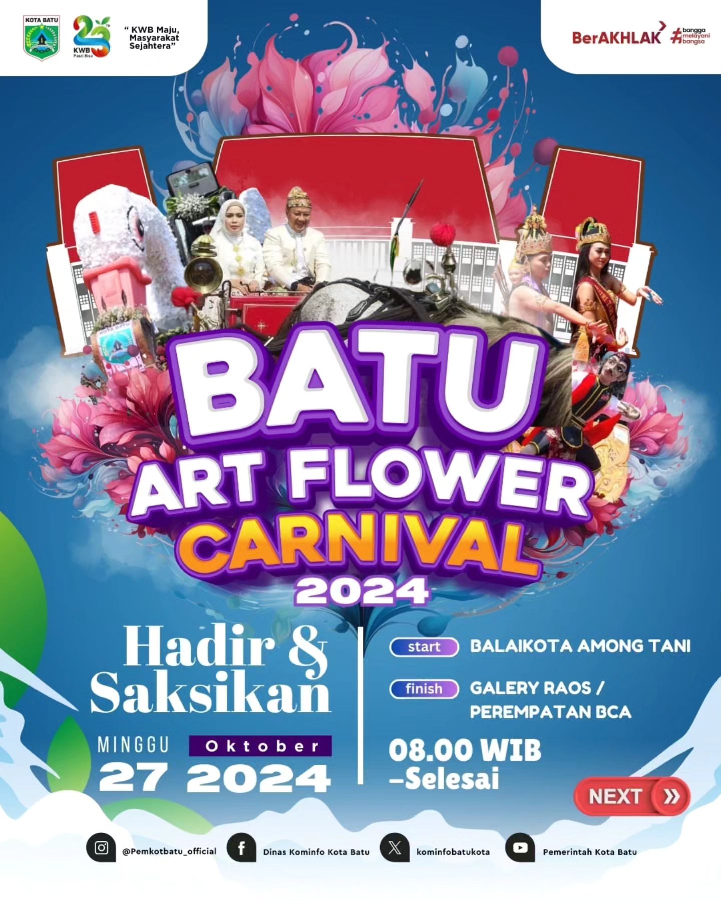 Batu Art Flower Carnival 2024 Siap Digelar