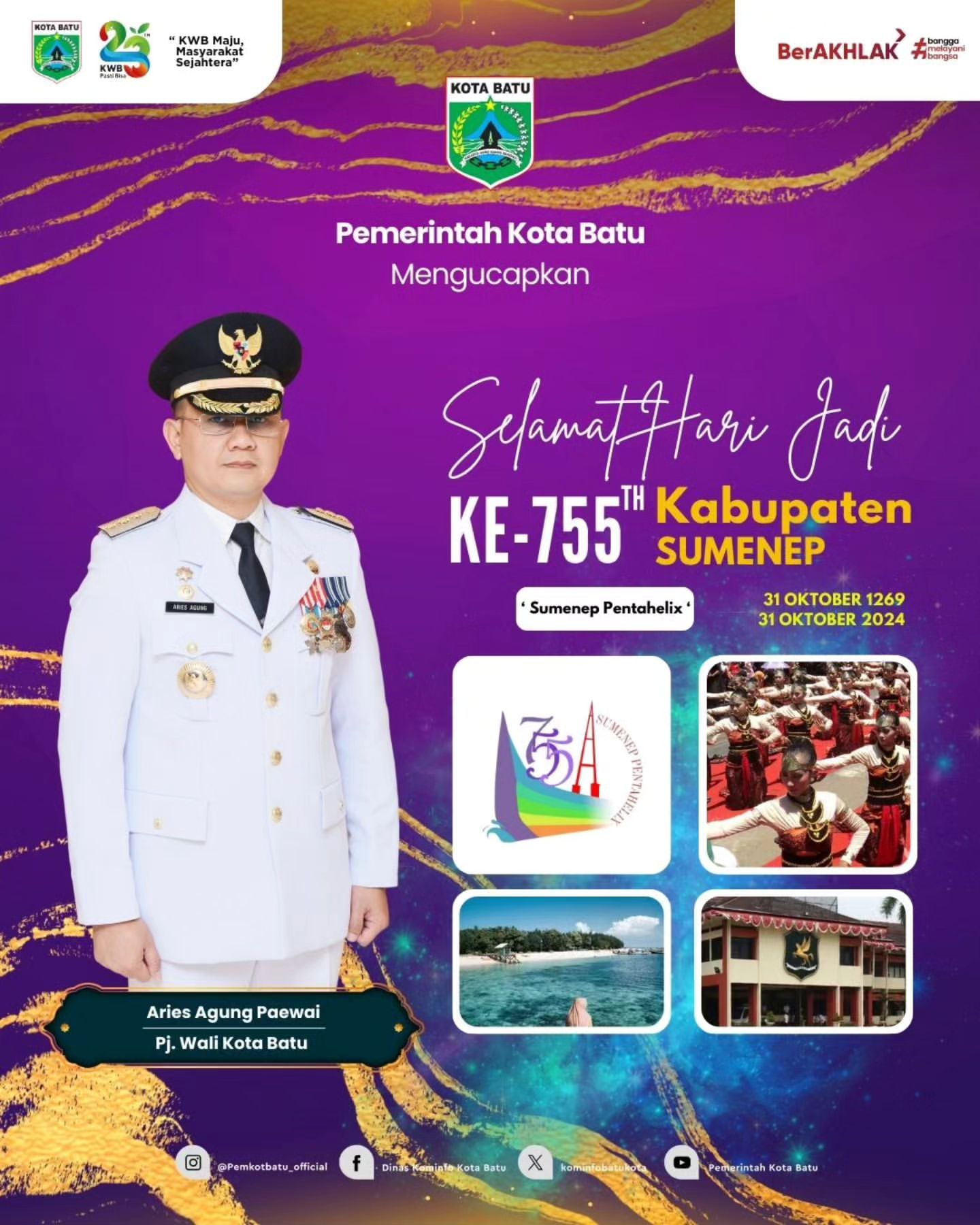 Selamat Hari Jadi Kabupaten Sumenep yang ke-755