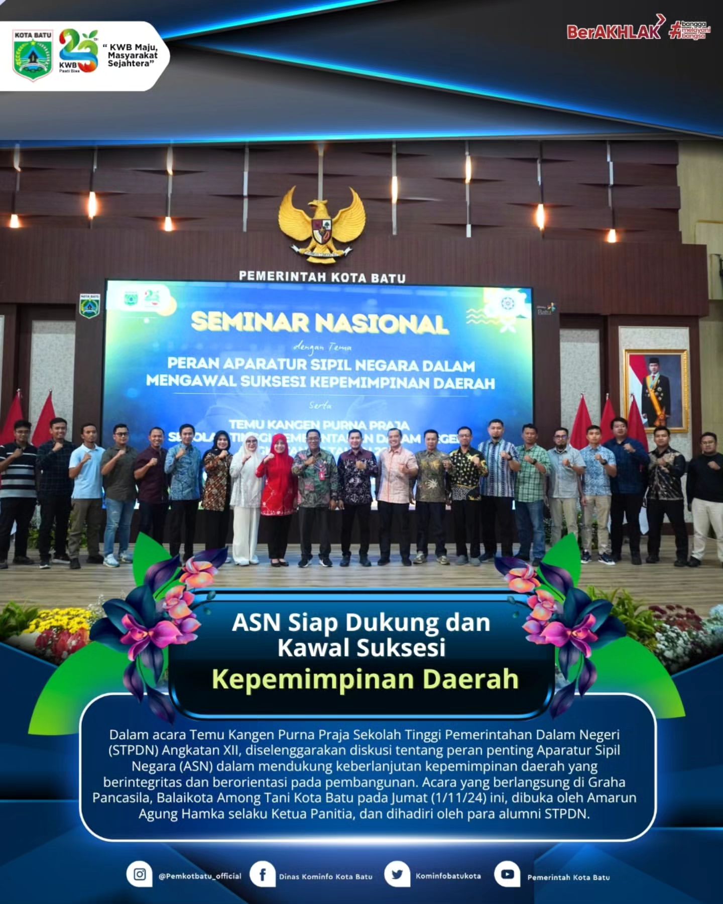 ASN Dukung Suksesi Kepemimpinan Daerah di Kota Batu