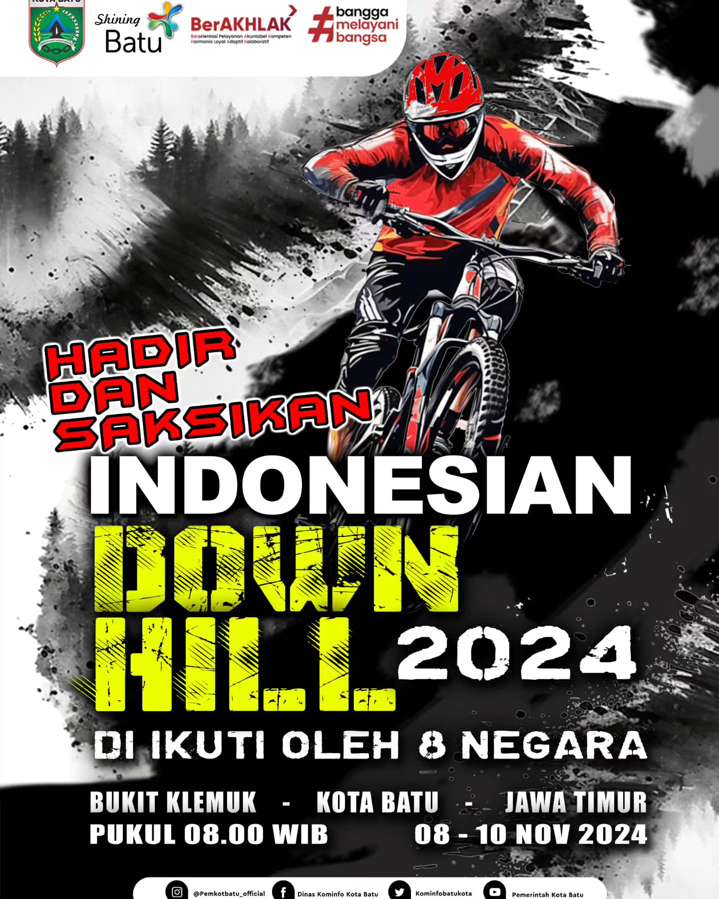 Aksi Seru Indonesian Downhill 2024 di Bukit Klemuk!