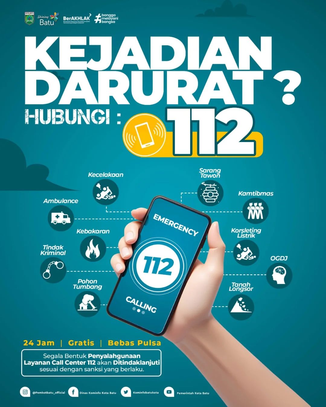 Pentingnya Menghubungi 112 saat Keadaan Darurat