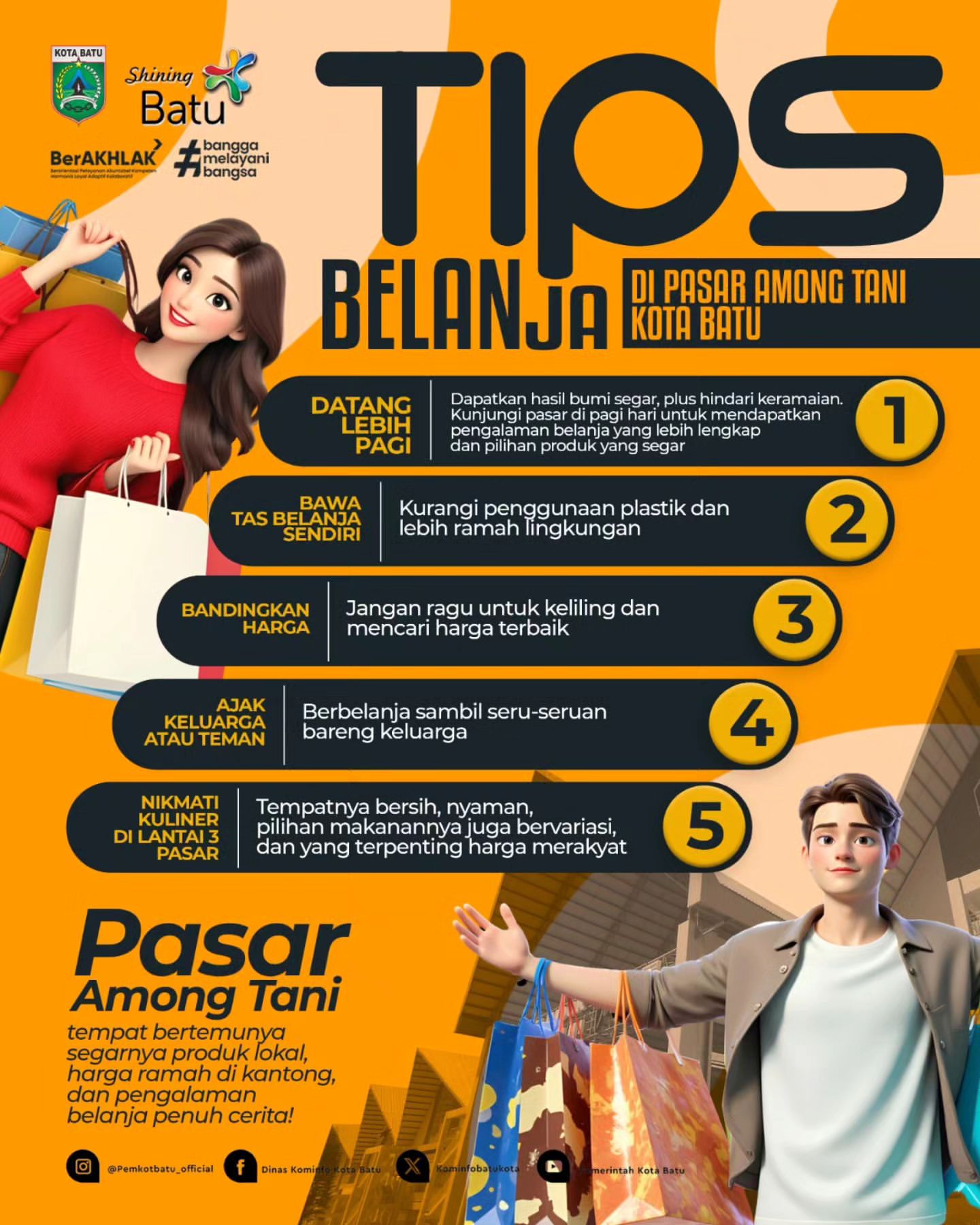 Belanja Cerdas dan Seru di Pasar Among Tani Kota Batu