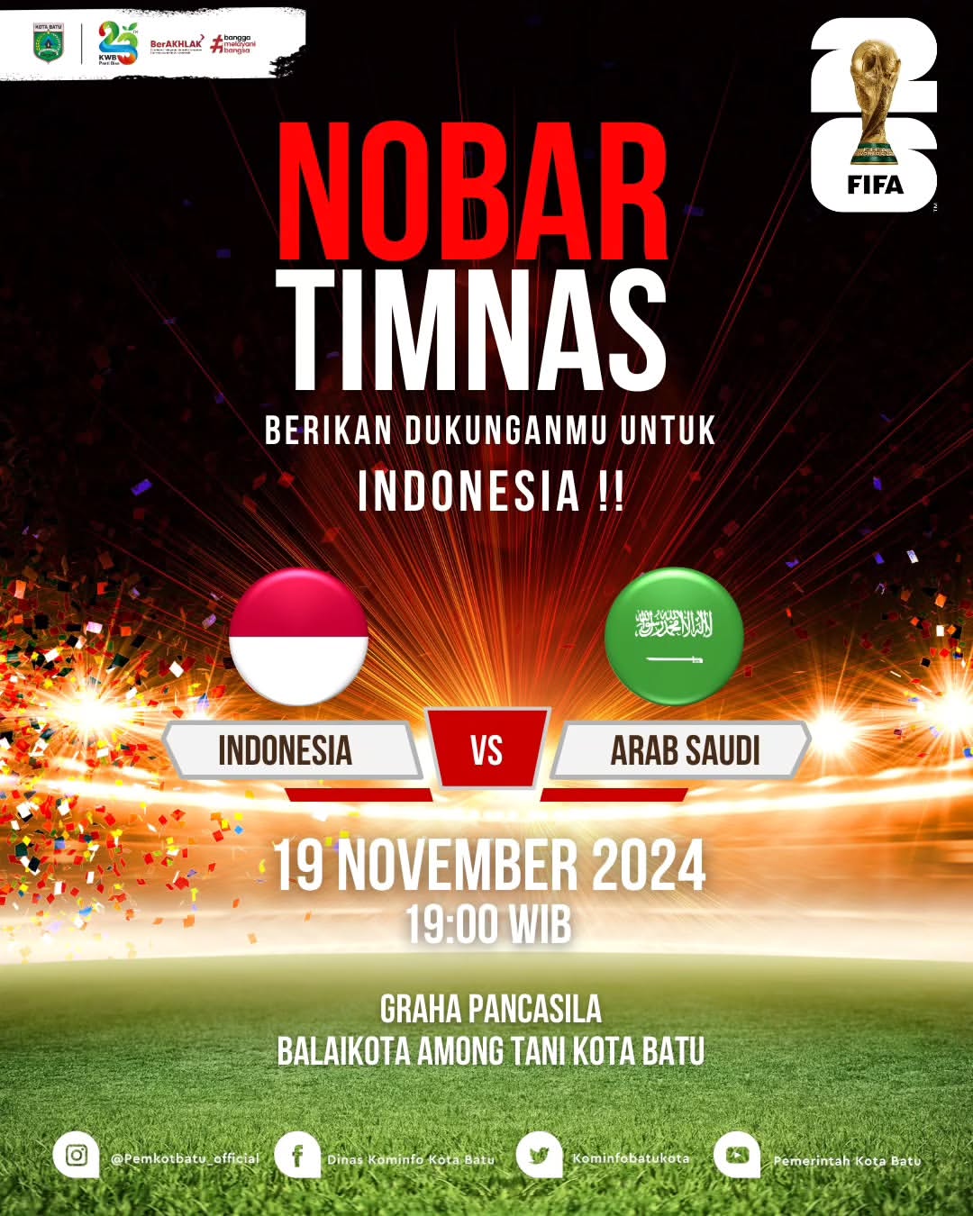 Momen Nobar Timnas Indonesia Melawan Arab Saudi