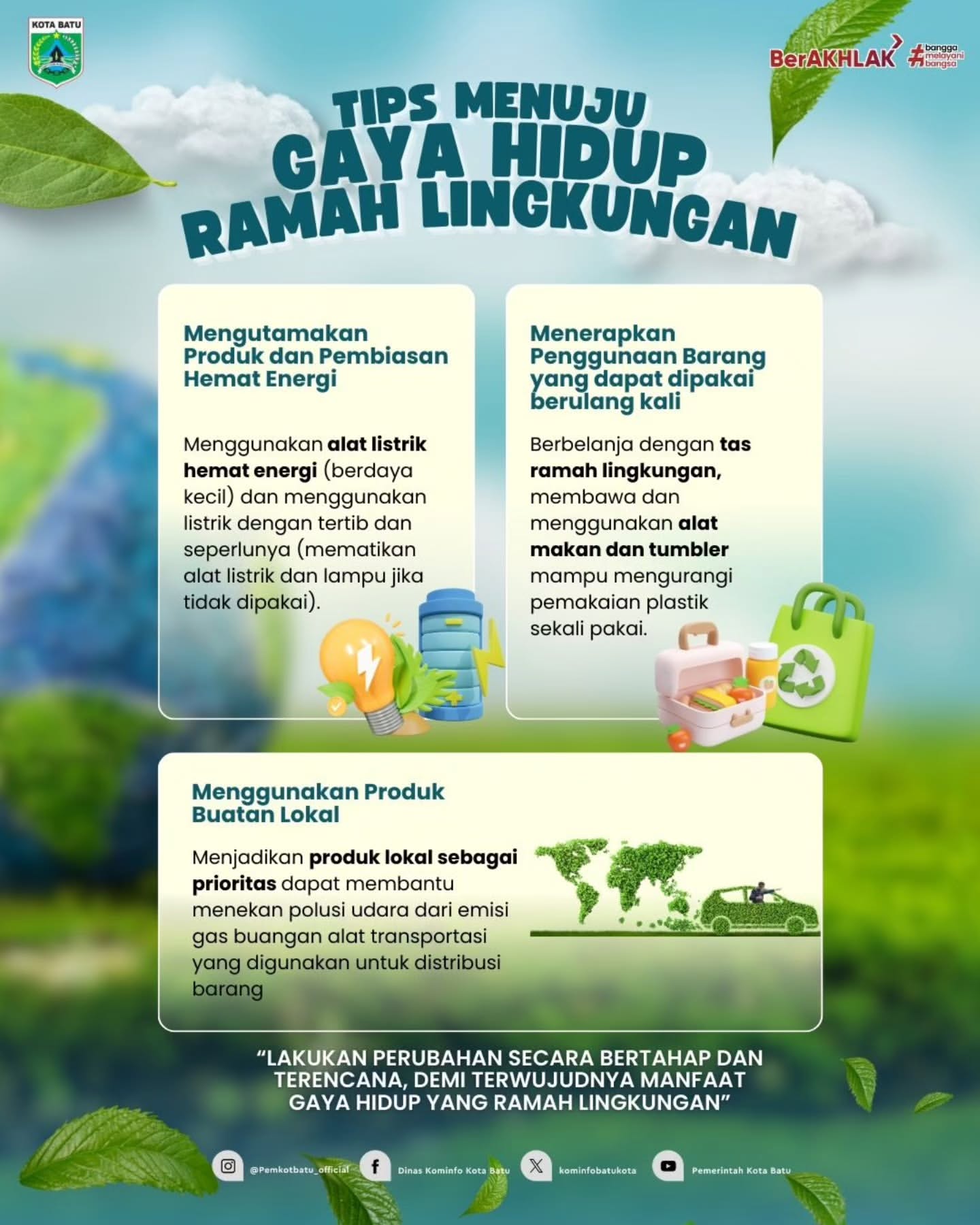 Gaya Hidup Ramah Lingkungan untuk Kelestarian Kota Batu