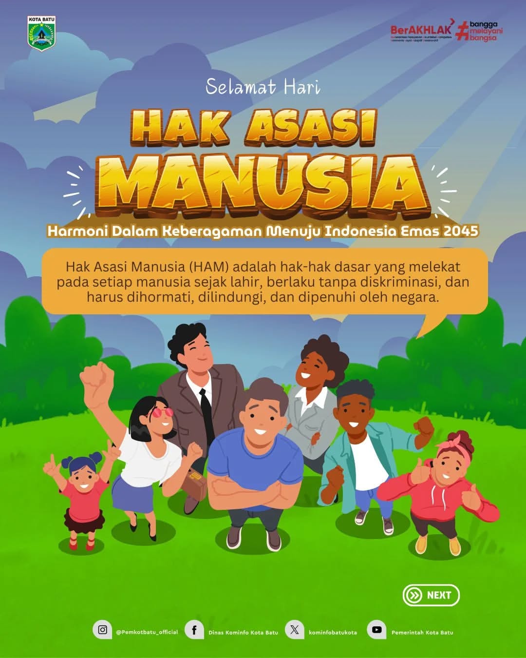 Memperingati Hari Hak Asasi Manusia Sedunia yang ke-76