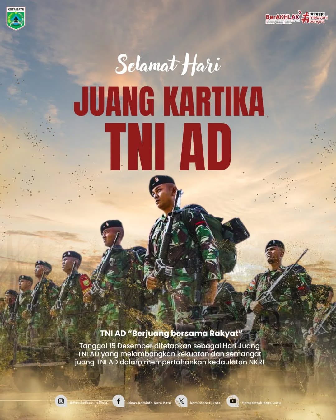 Hari Juang Kartika TNI AD Diperingati Setiap 15 Desember